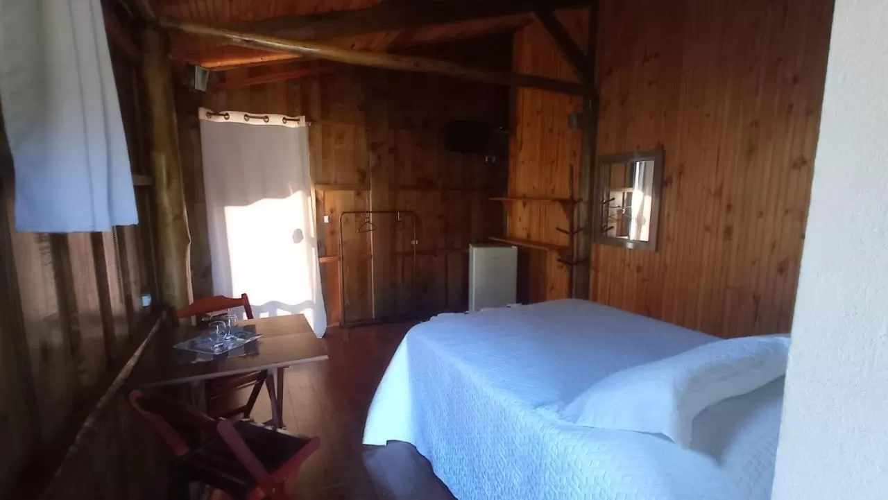 Bed in Pousada São Miguel