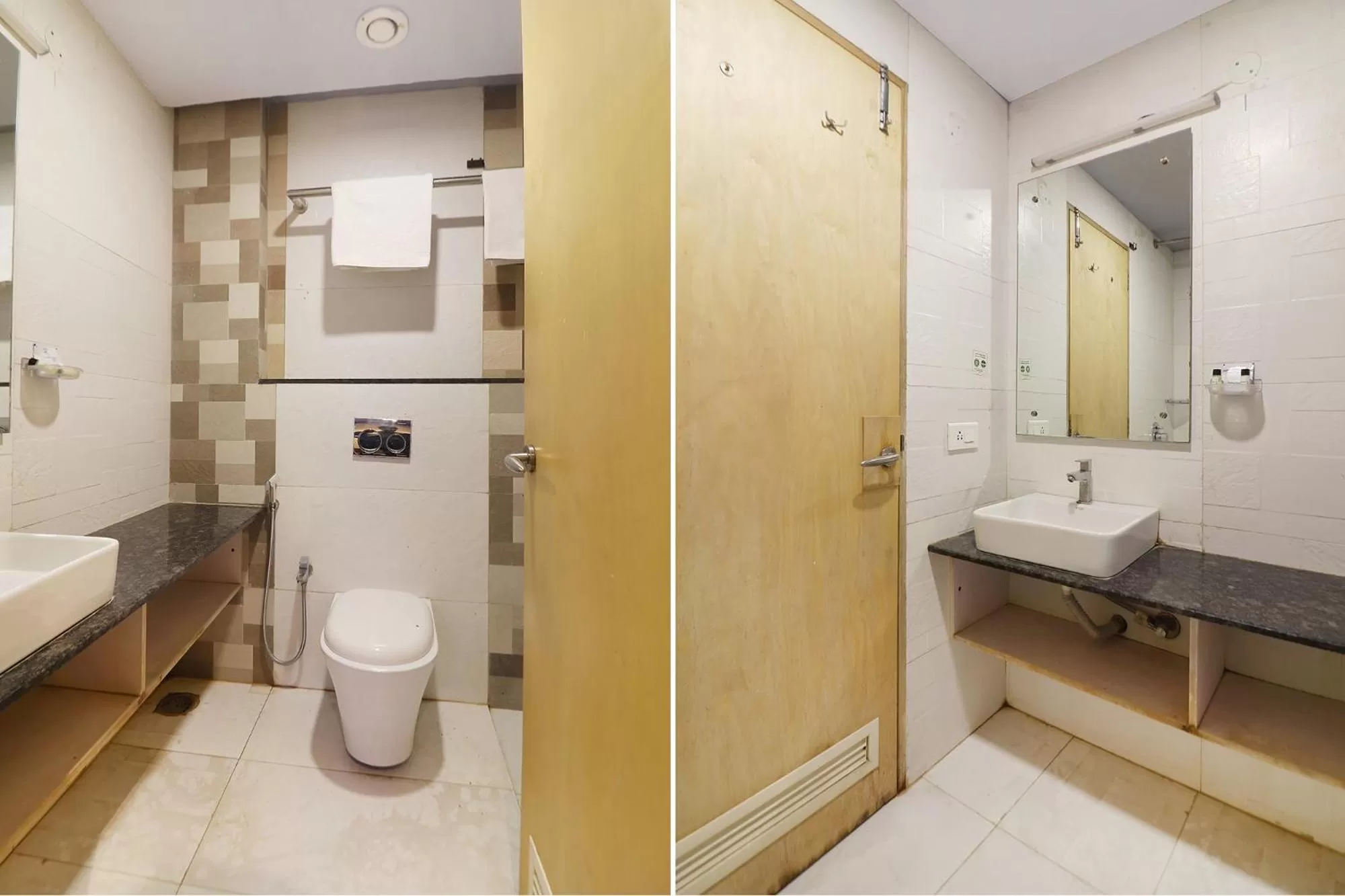Bathroom in FabHotel Aamantran & Banquet Halls - Nr RTC X Roads Metro Station