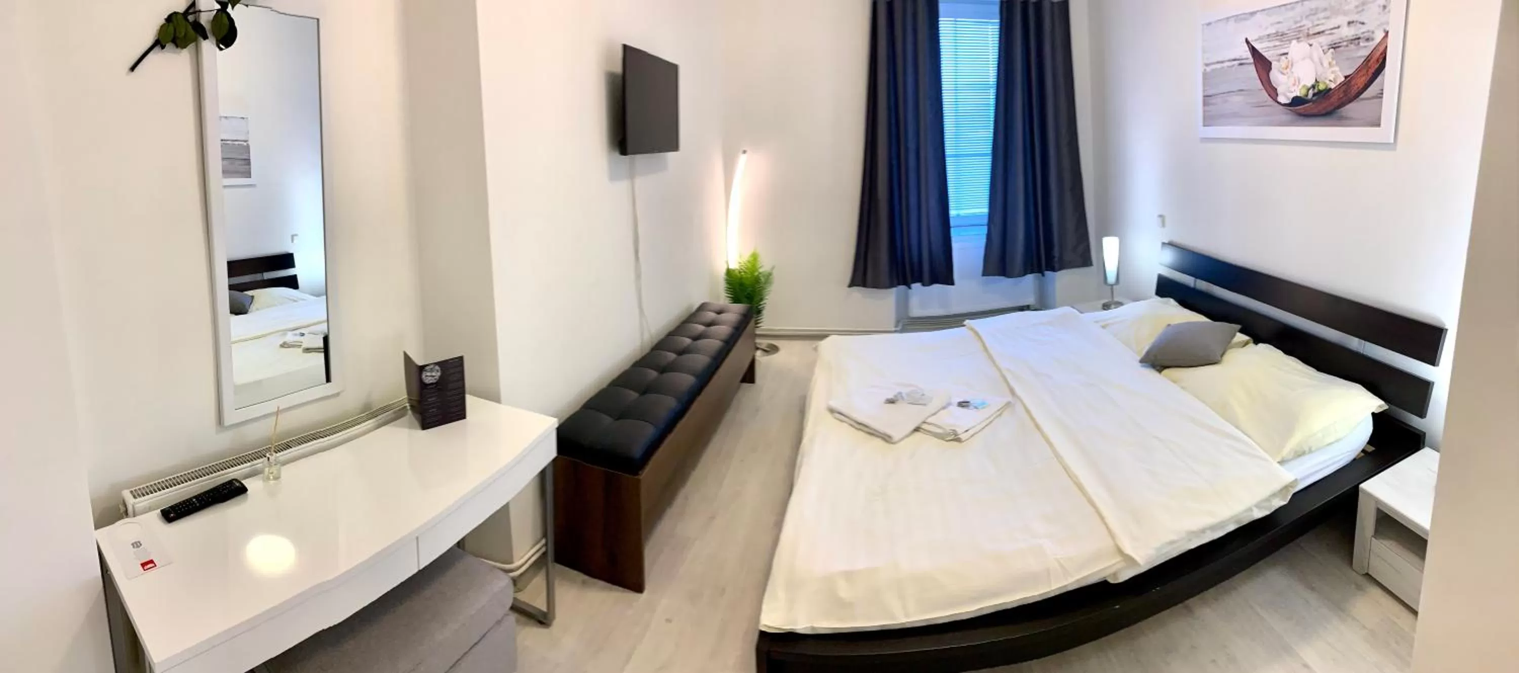 Bed in Hotel Stará Pošta