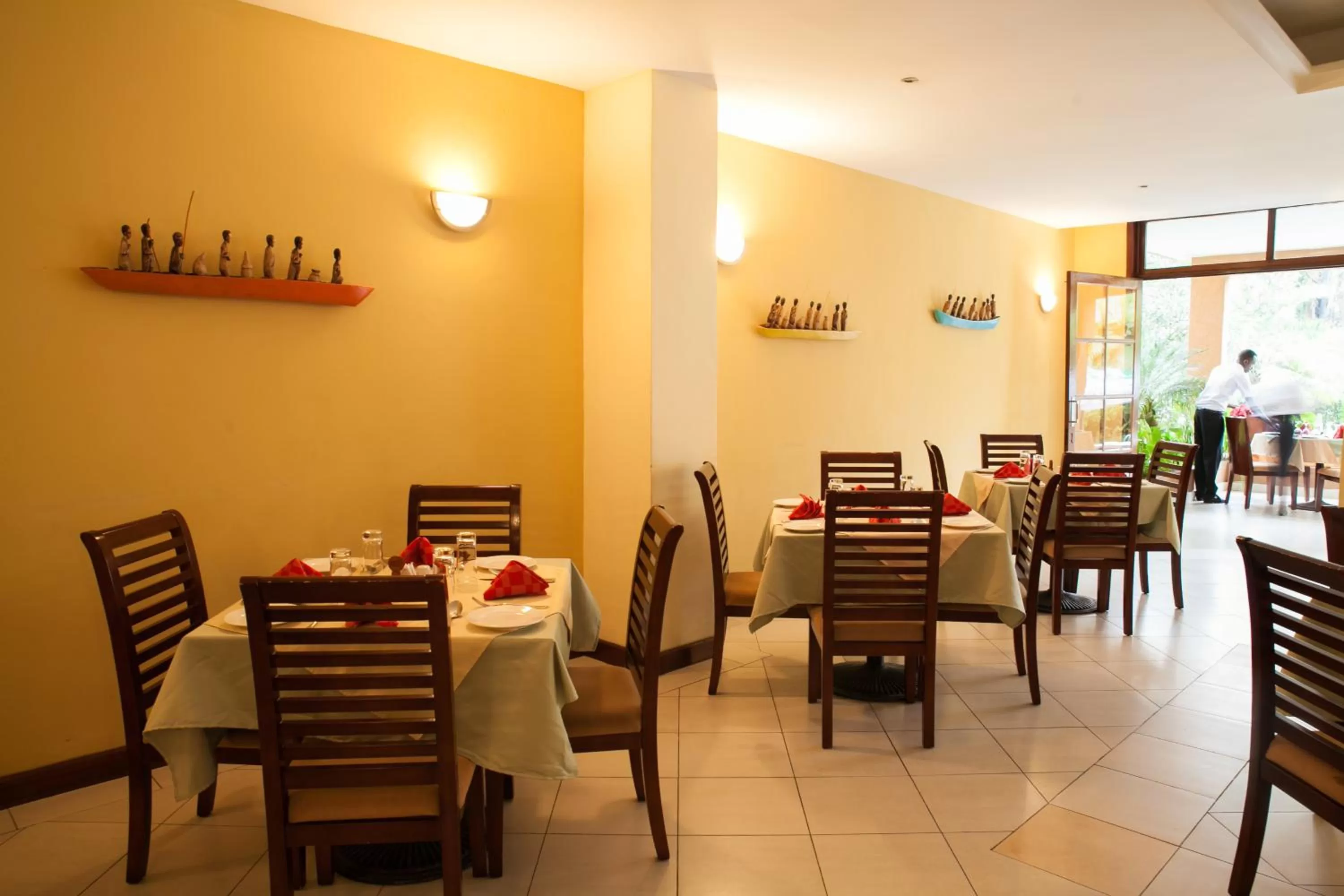 Restaurant/places to eat in Gorillas Lake Kivu Hotel