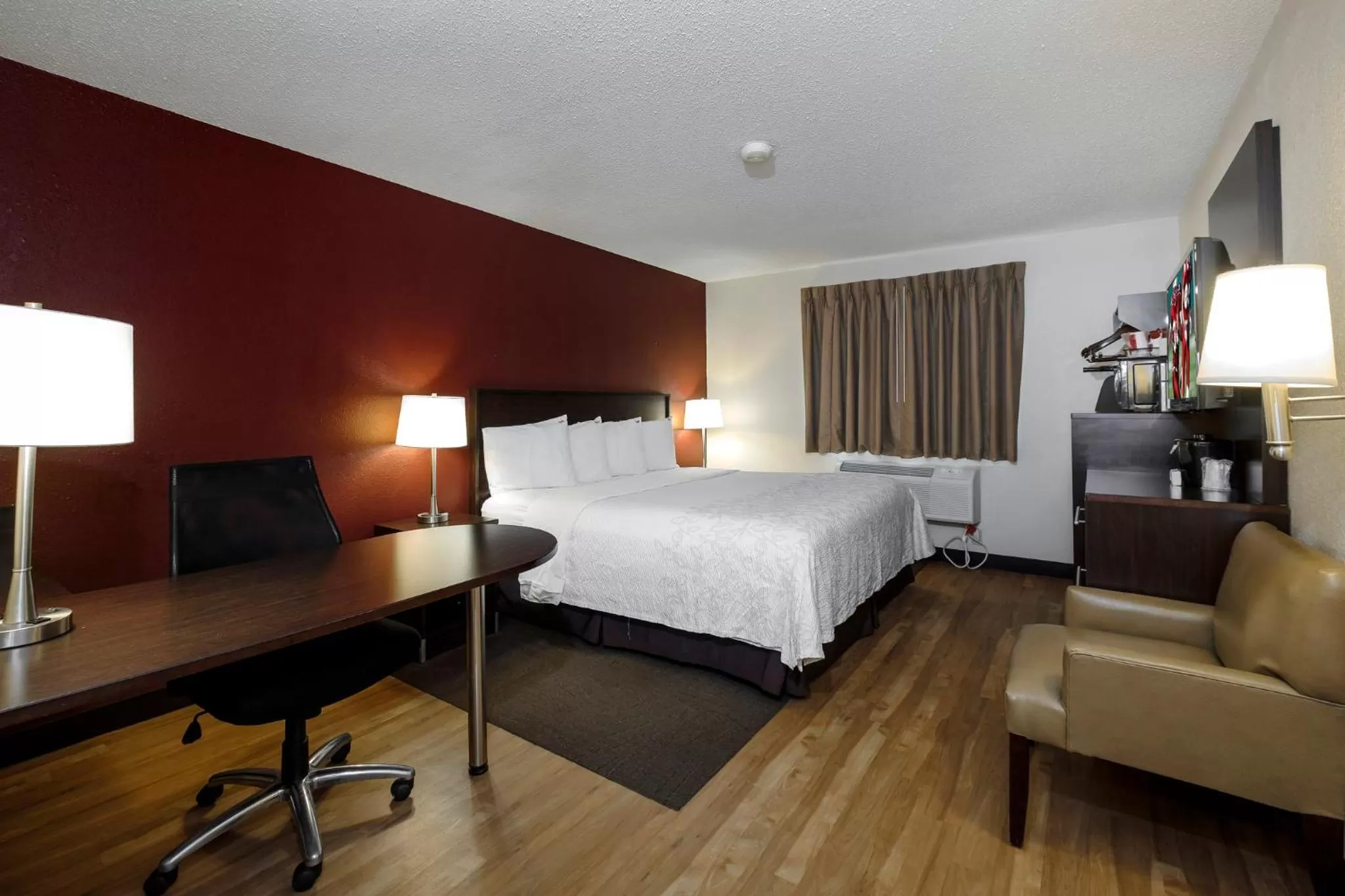  Superior King Room with Sofa Smoke Free in Red Roof Inn PLUS+ & Suites Malone