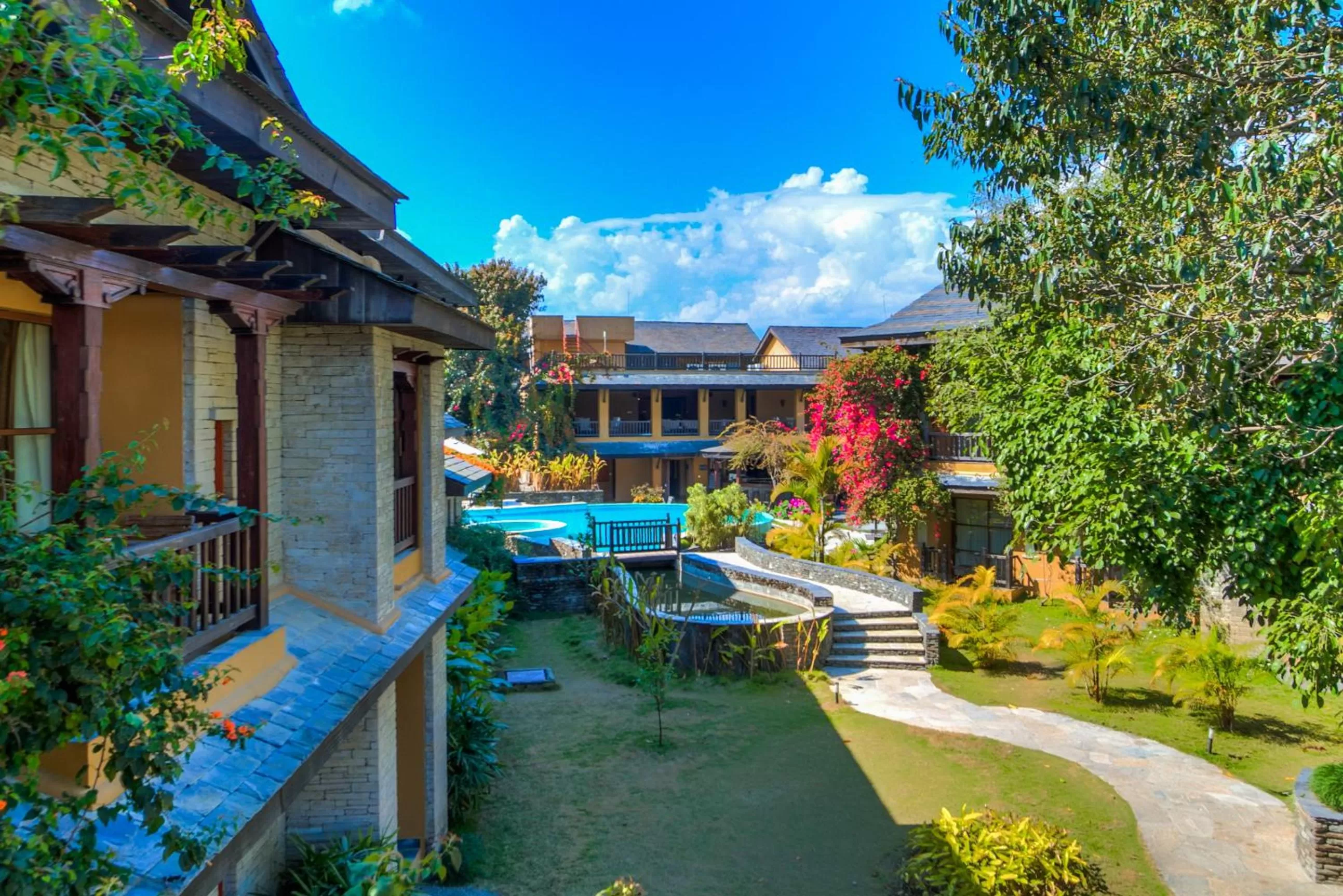 Property building in Temple Tree Resort & Spa, Pokhara