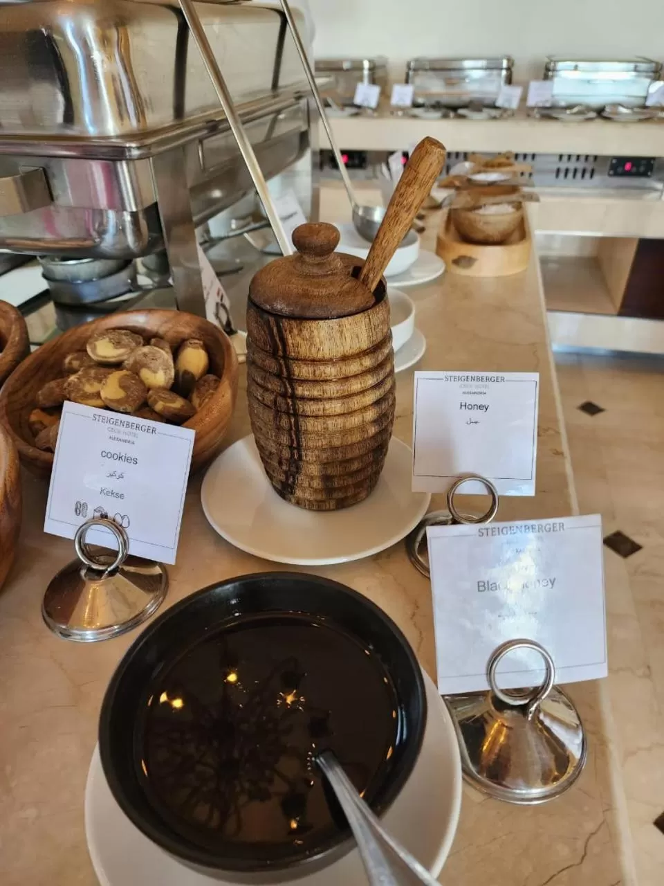 Breakfast in Steigenberger Cecil Hotel Alexandria