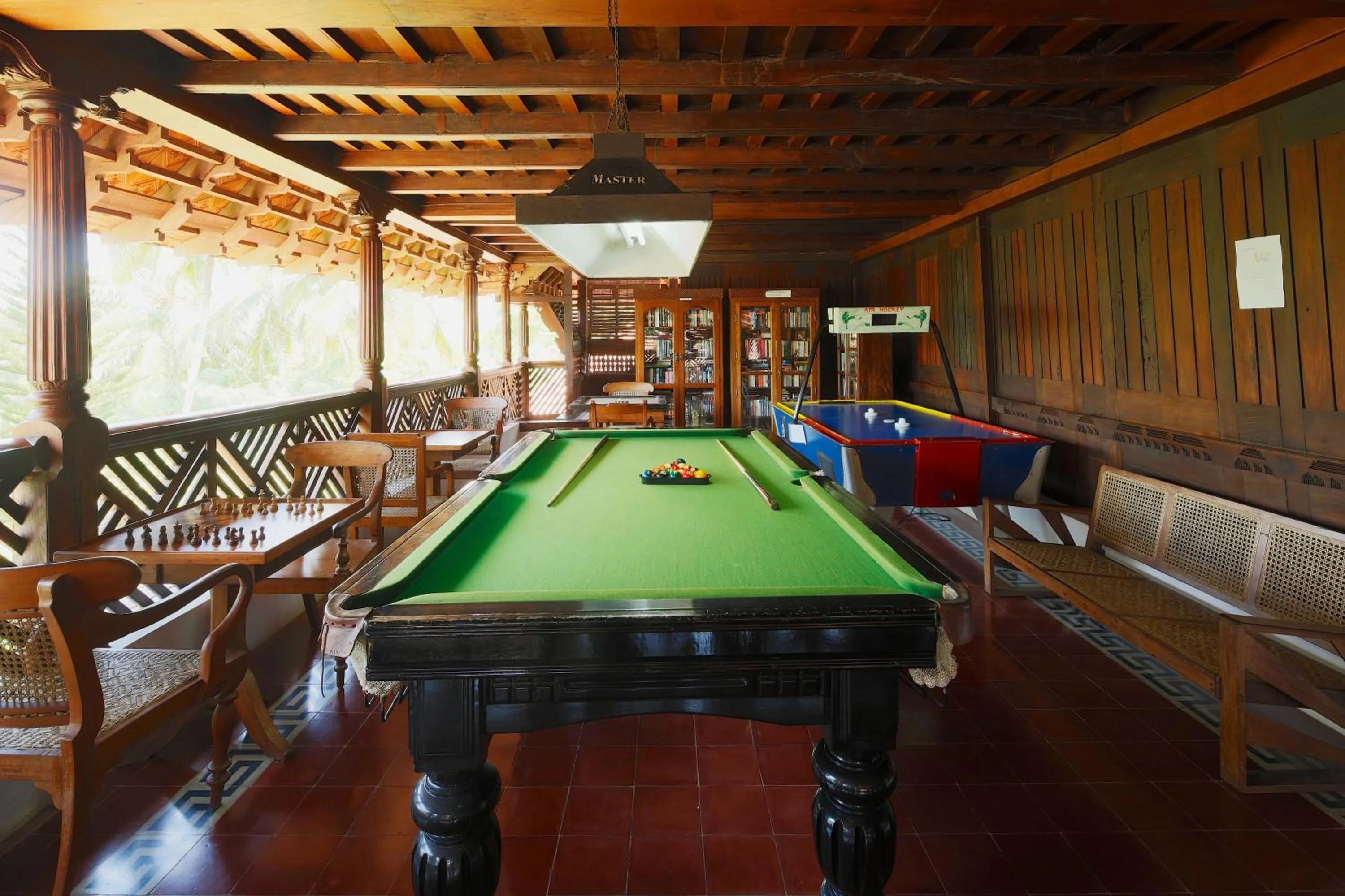 Billiard in The Travancore Heritage Beach Resort