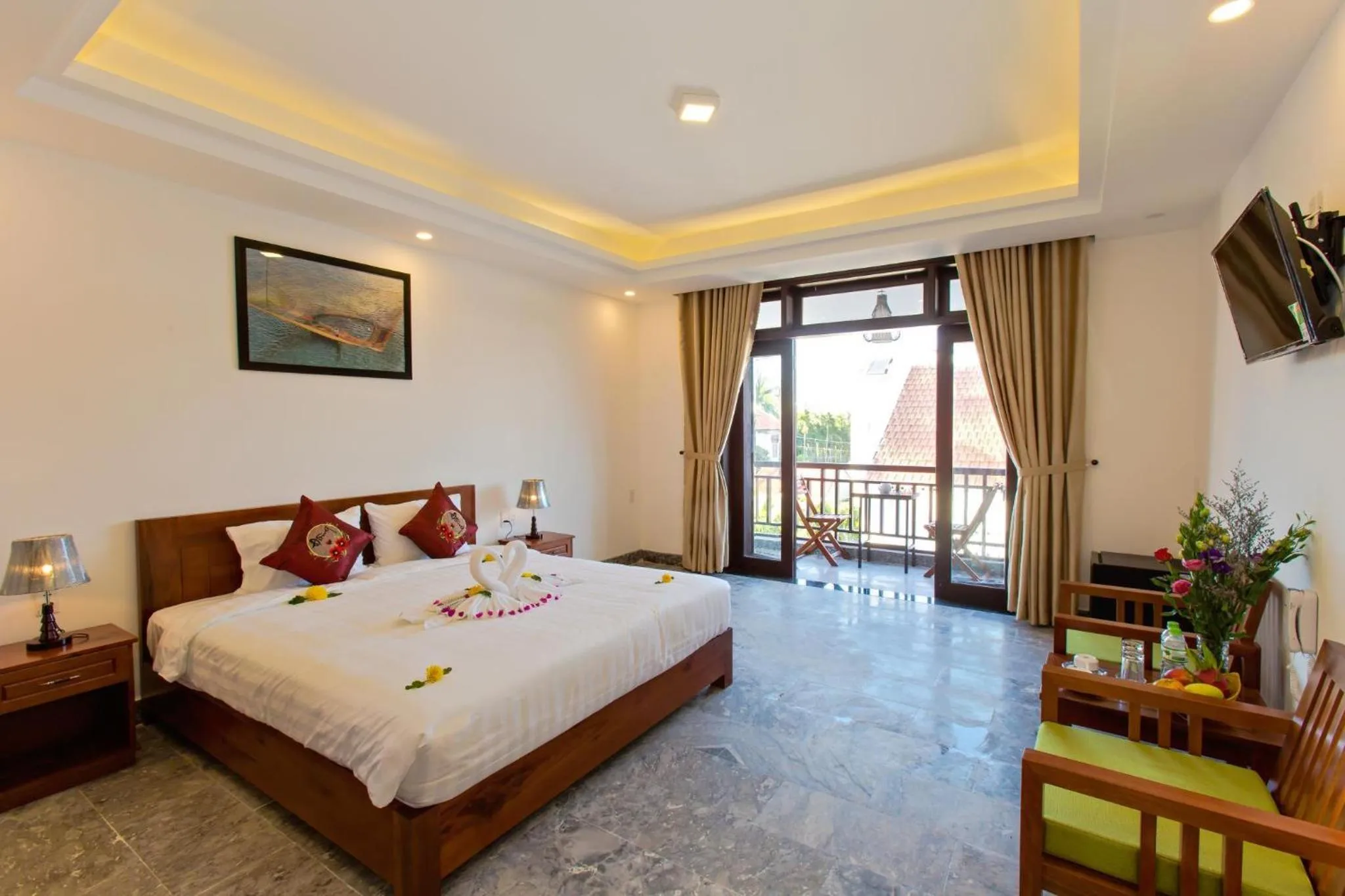TV and multimedia, Bed in Trendy Life Villa Hoi An