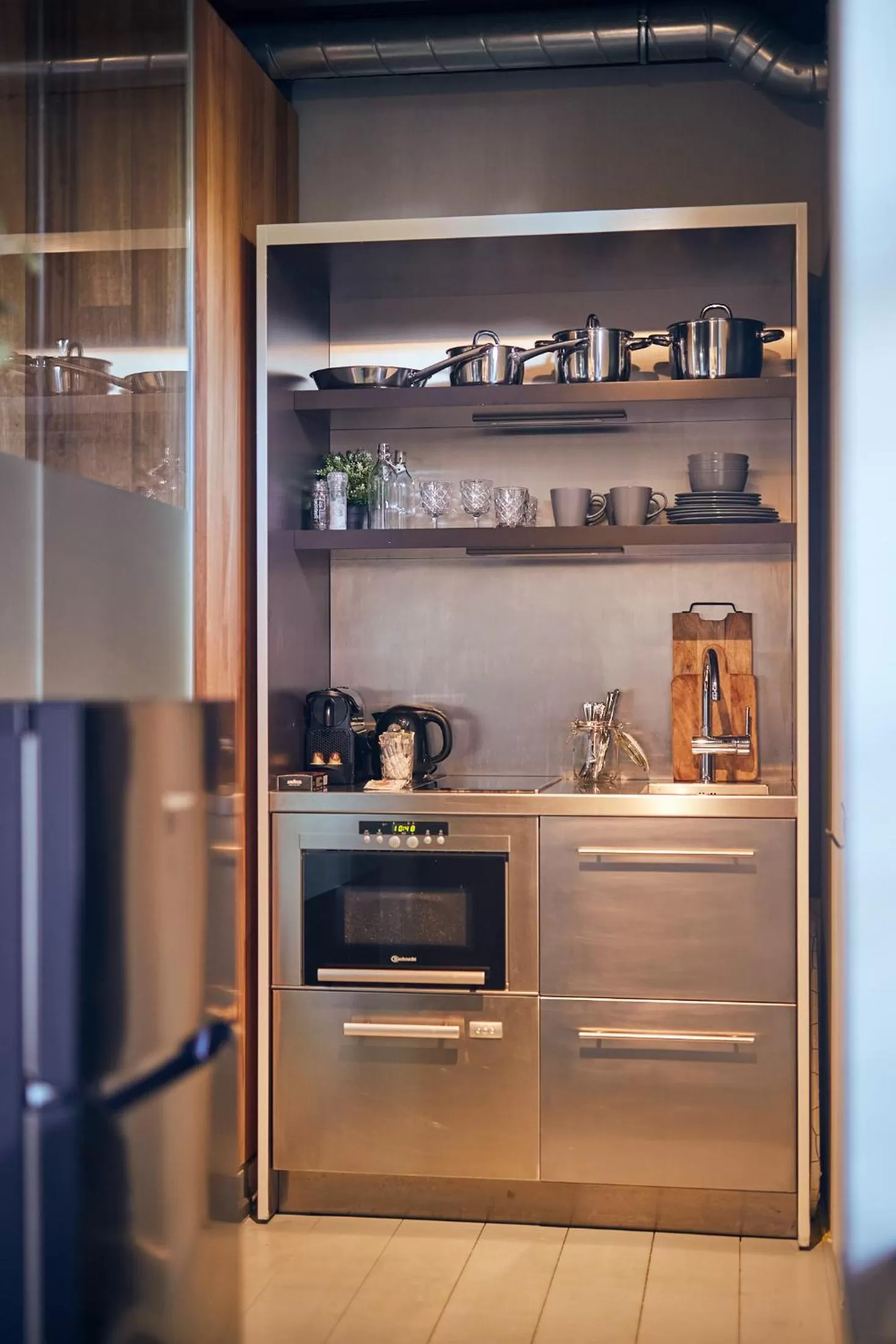 Kitchen/Kitchenette in HUISJES AAN DE AMSTEL - Your home away from home