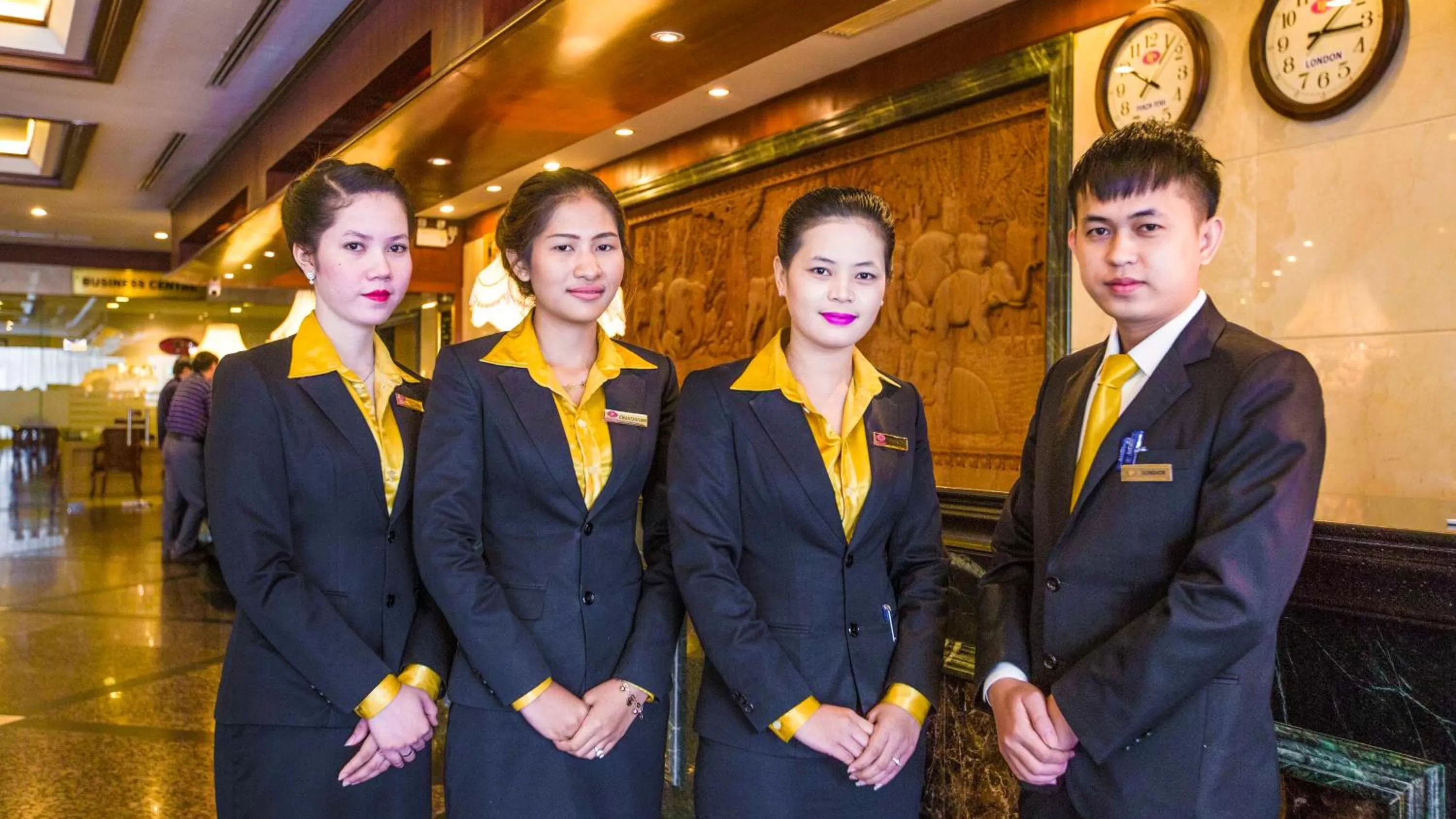 Staff in Phnom Penh Hotel