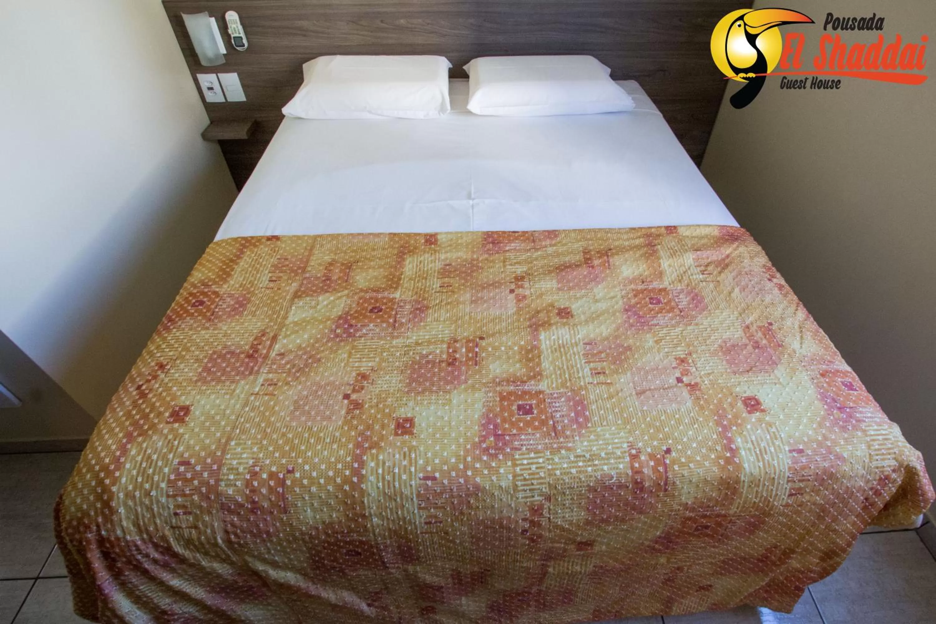 Bed in Pousada El Shaddai