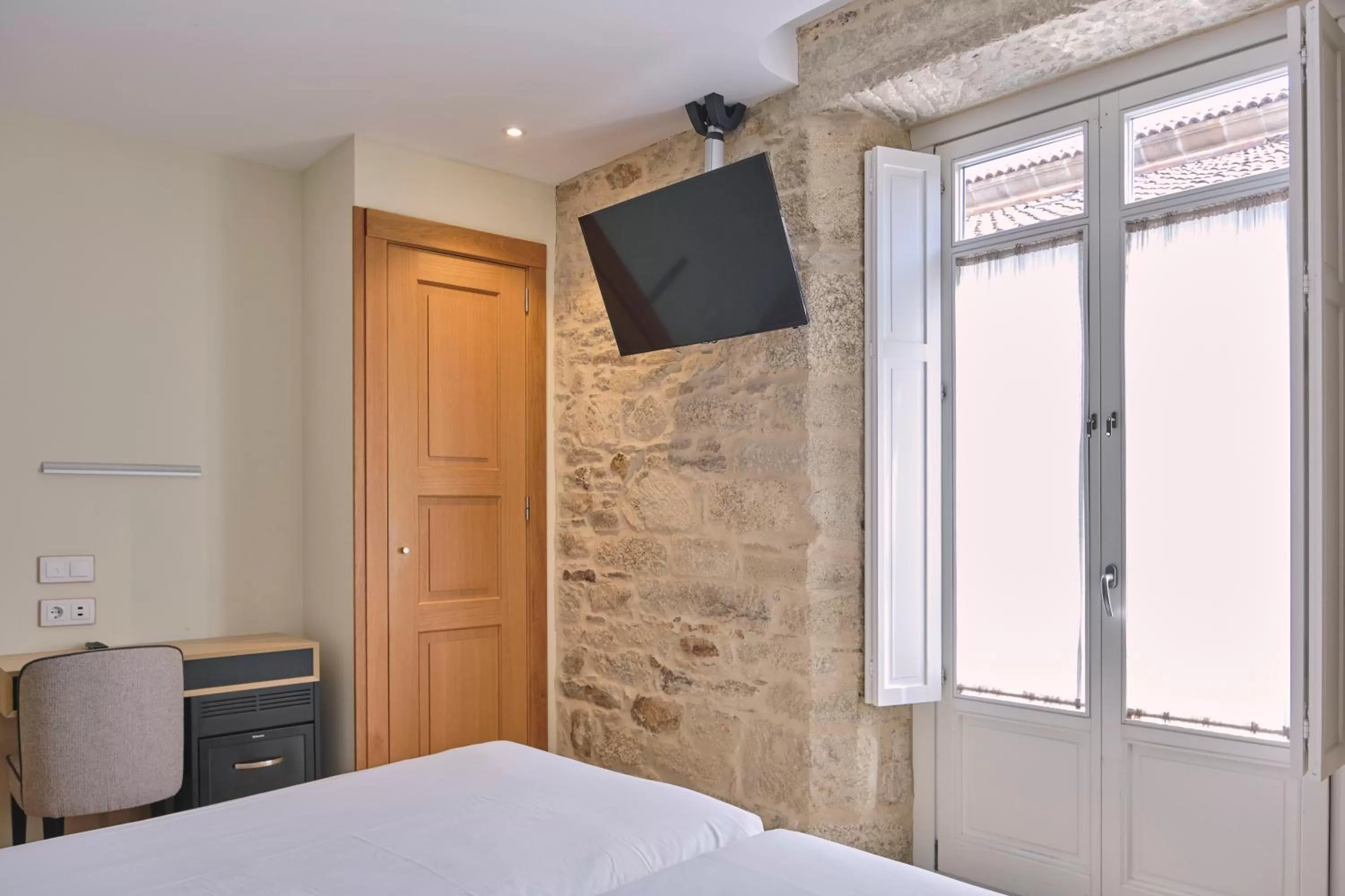 Double or Twin Room in Hotel Praza Quintana