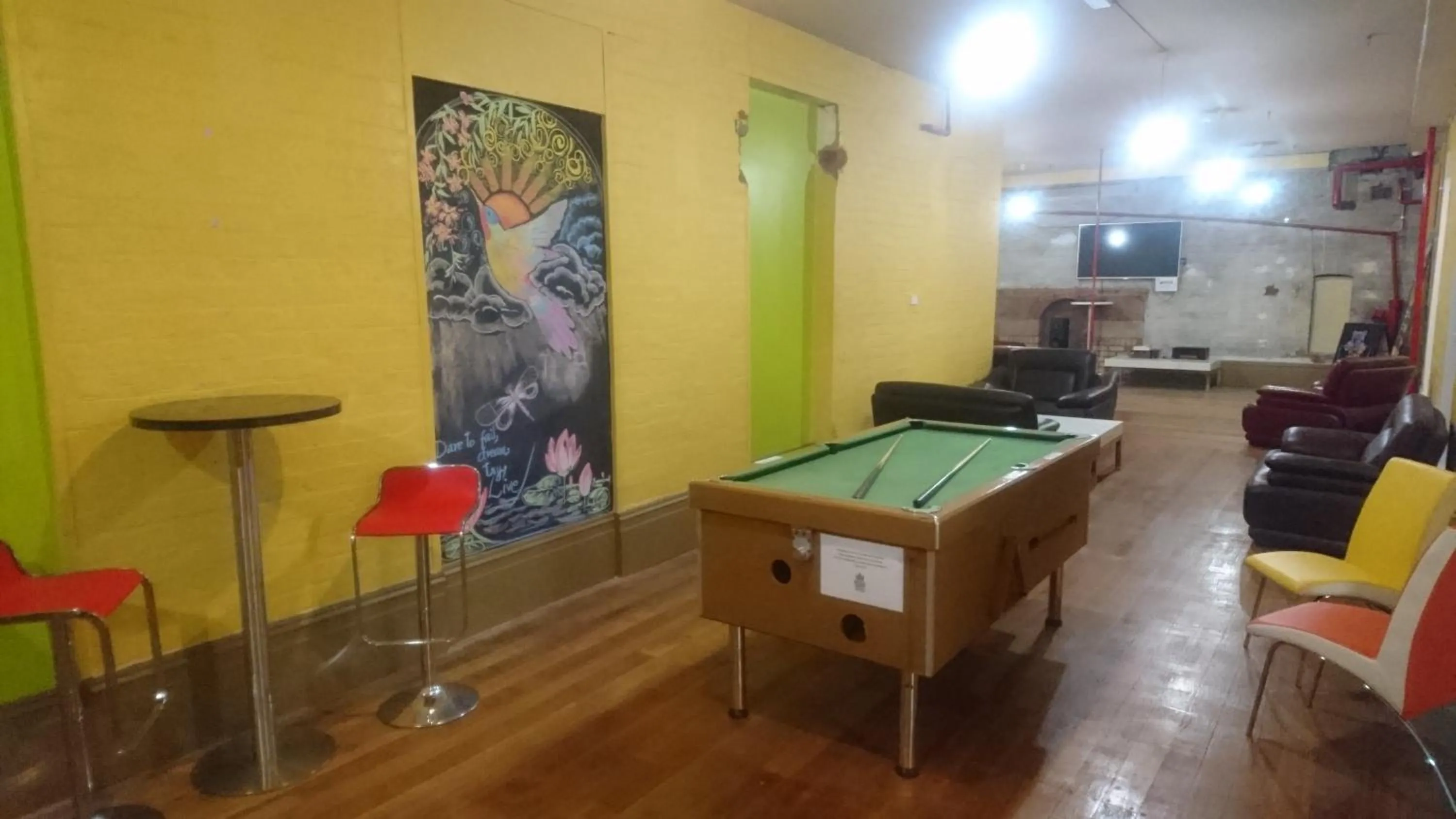 Game Room in Backpackers Imperial Hotel