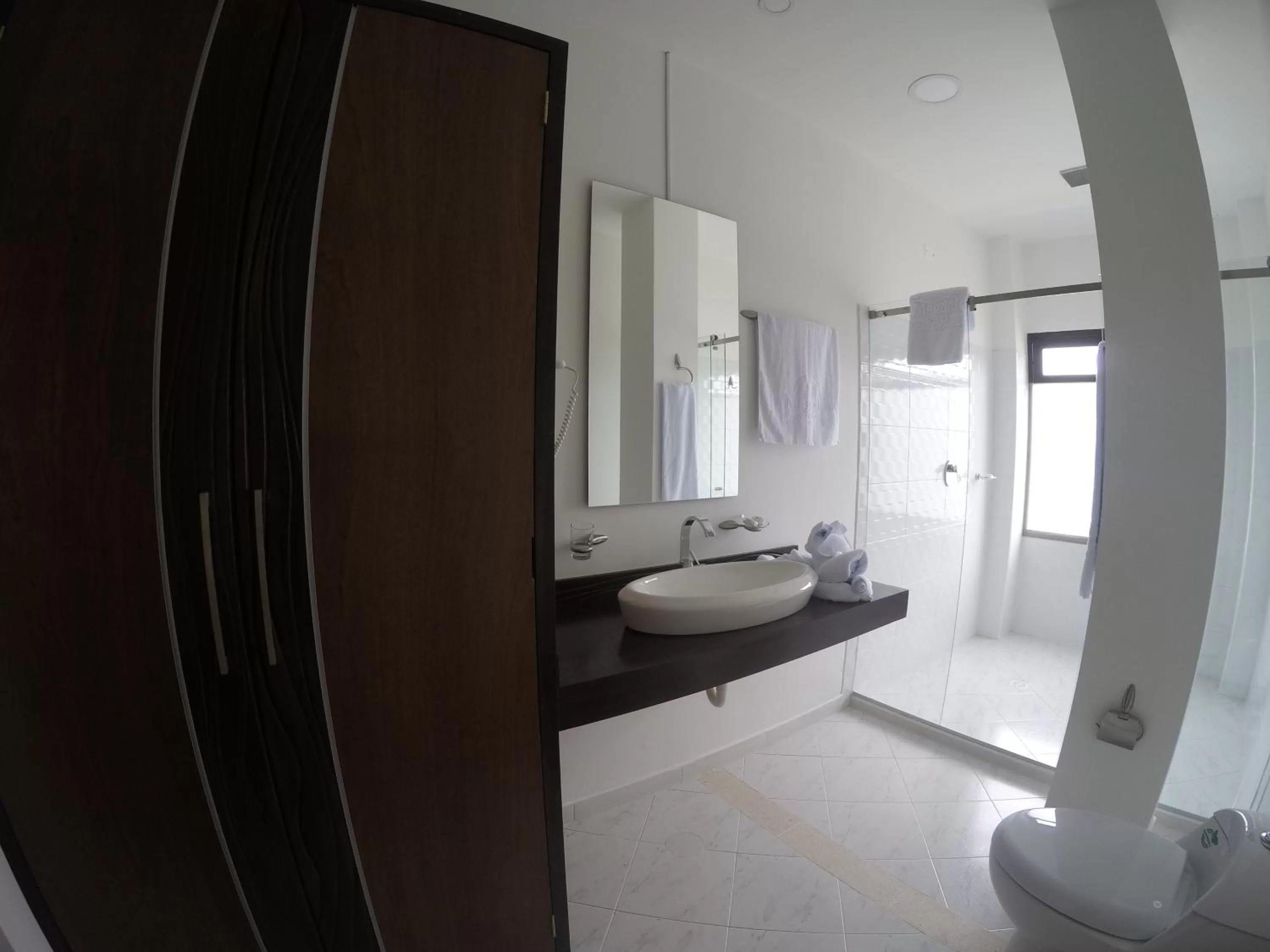 Shower, Bathroom in Hotel La Magdalena Adult Only