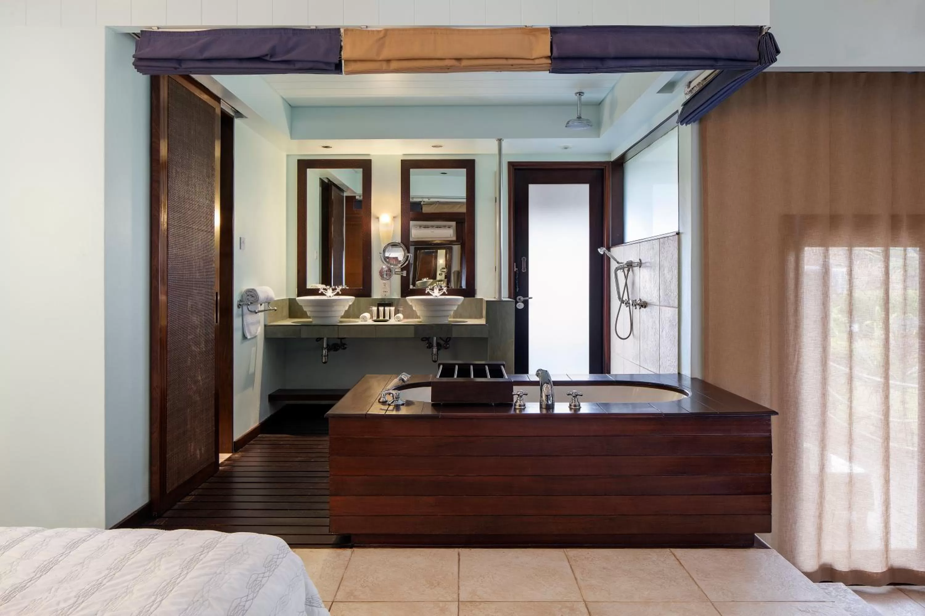 Bathroom in Fisherman's Cove Resort - closed for complete renovation - Visit our sister property STORY Seychelles for your stay