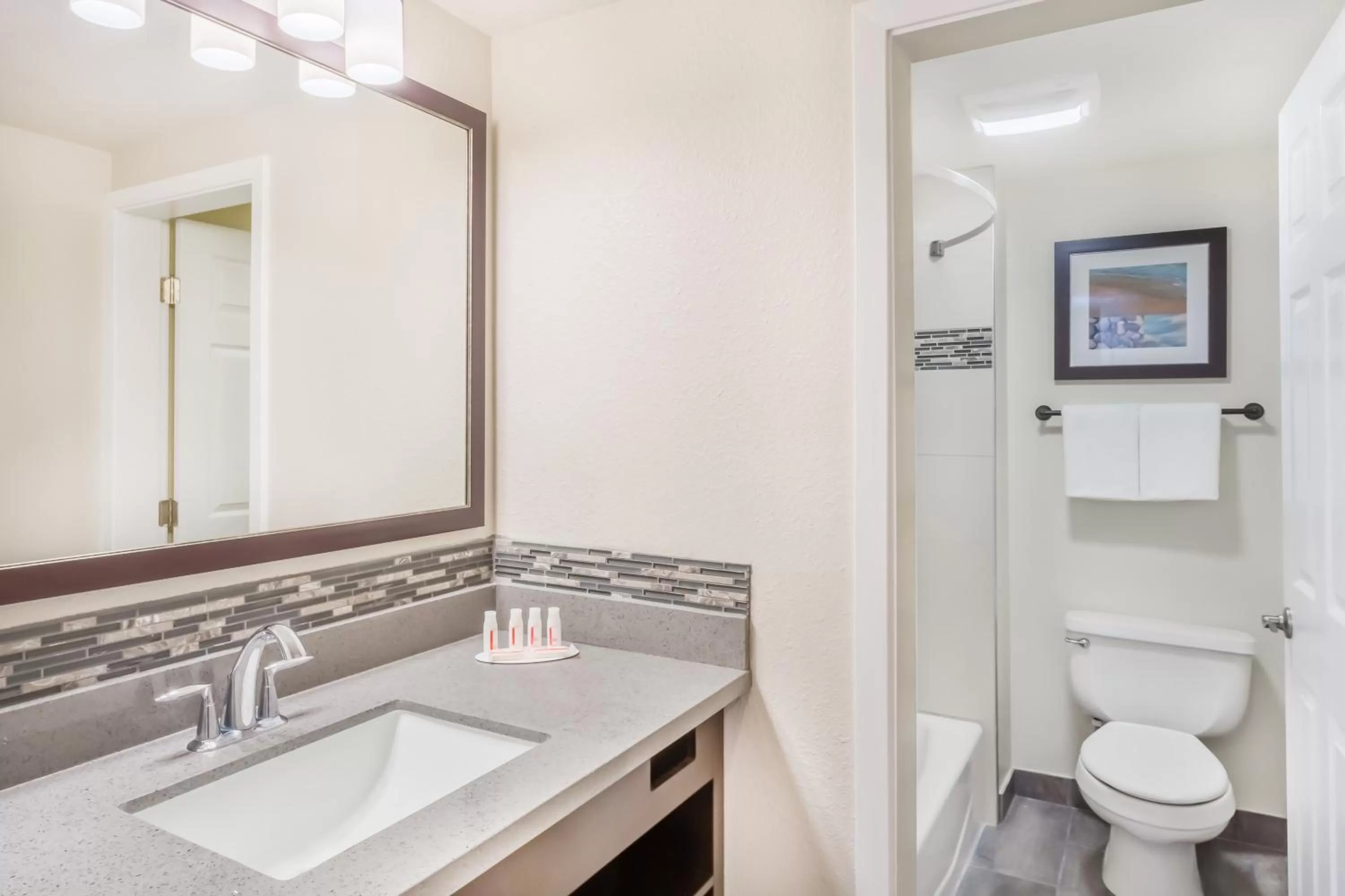 Bathroom in Days Inn by Wyndham Monterey Downtown