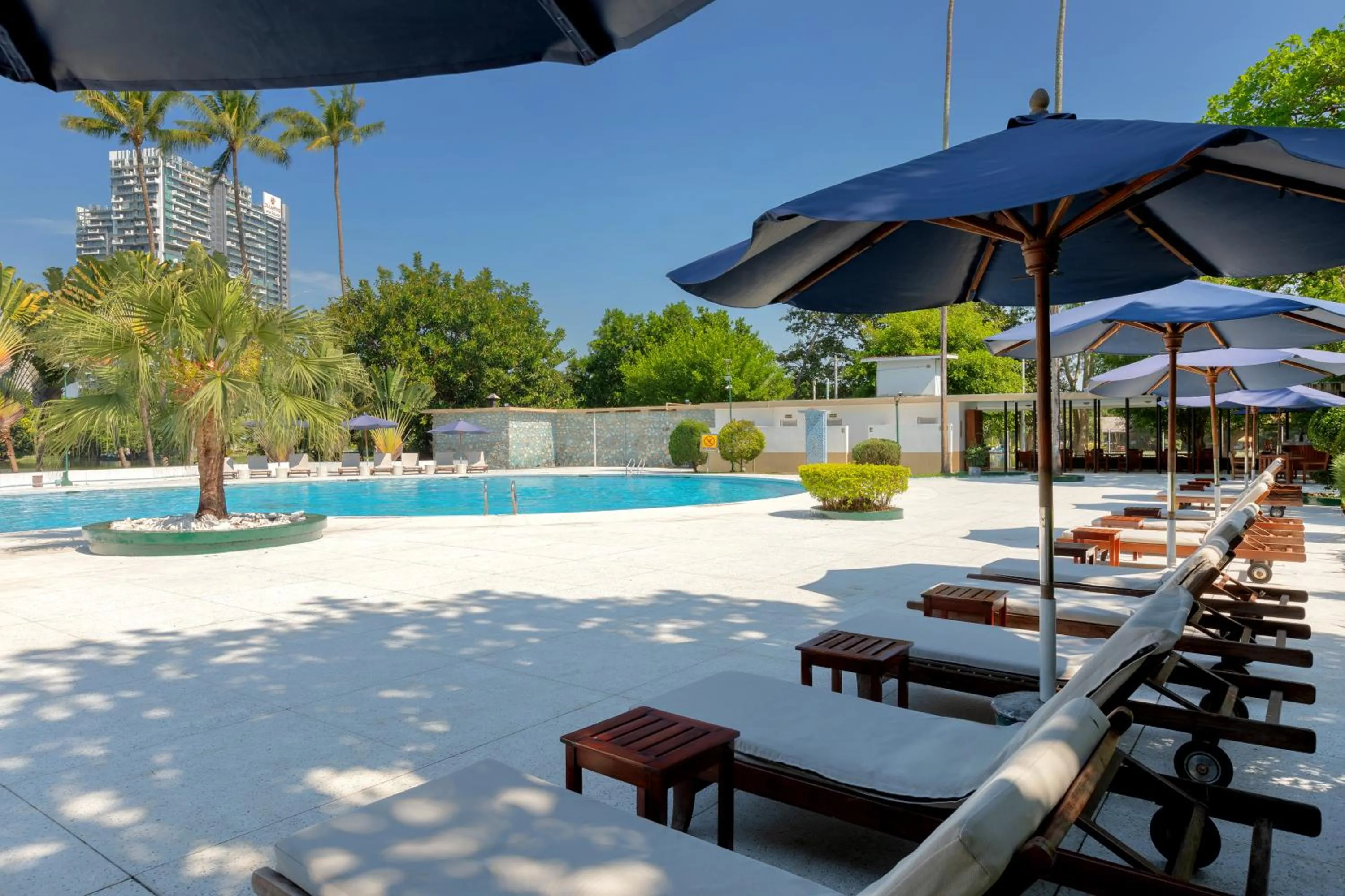 Swimming pool in Inya Lake Hotel Yangon
