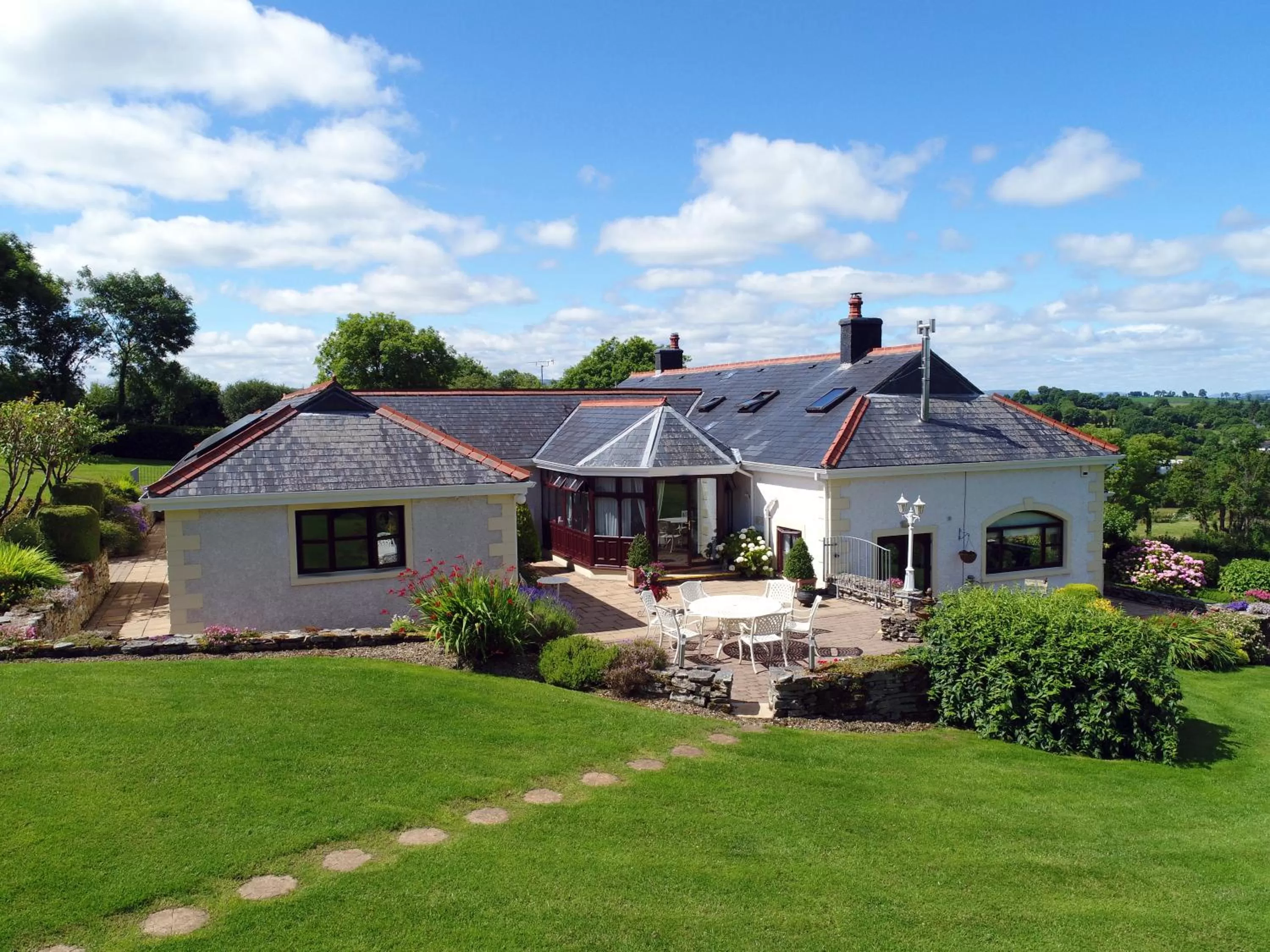 Garden view in Willowbank House
