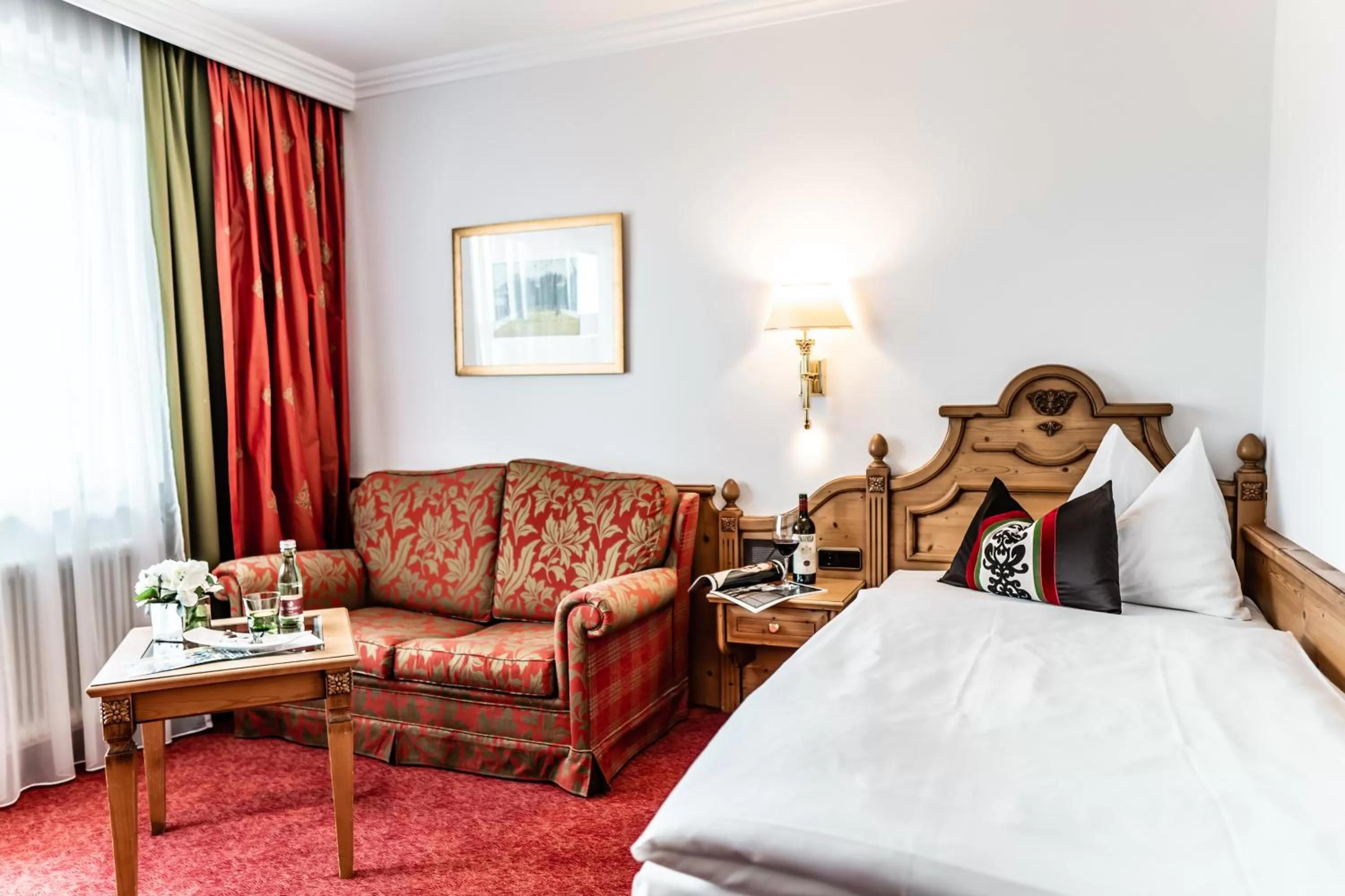 Photo of the whole room, Bed in Hotel Hubertushof