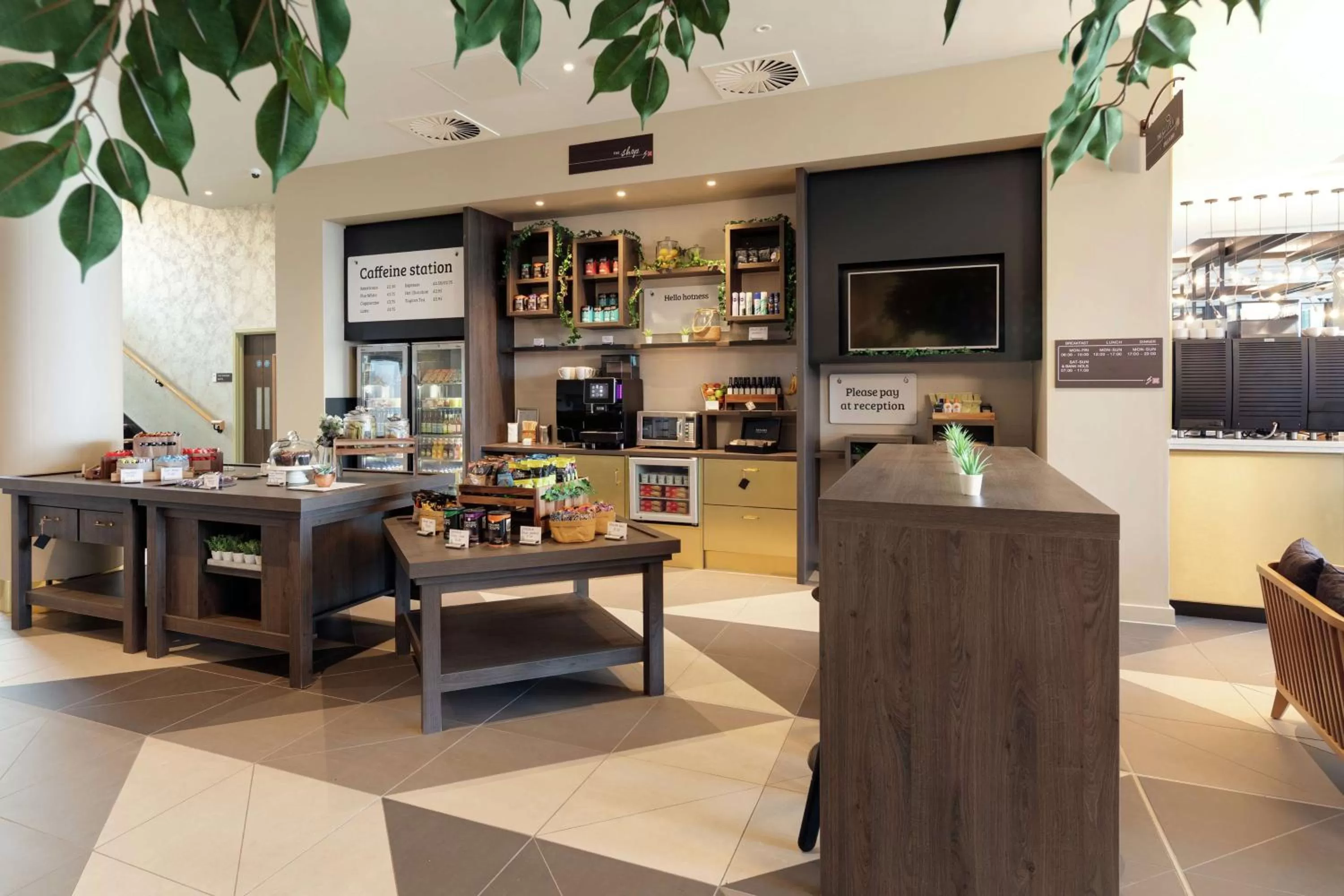 Restaurant/places to eat in Hilton Garden Inn Doncaster Racecourse