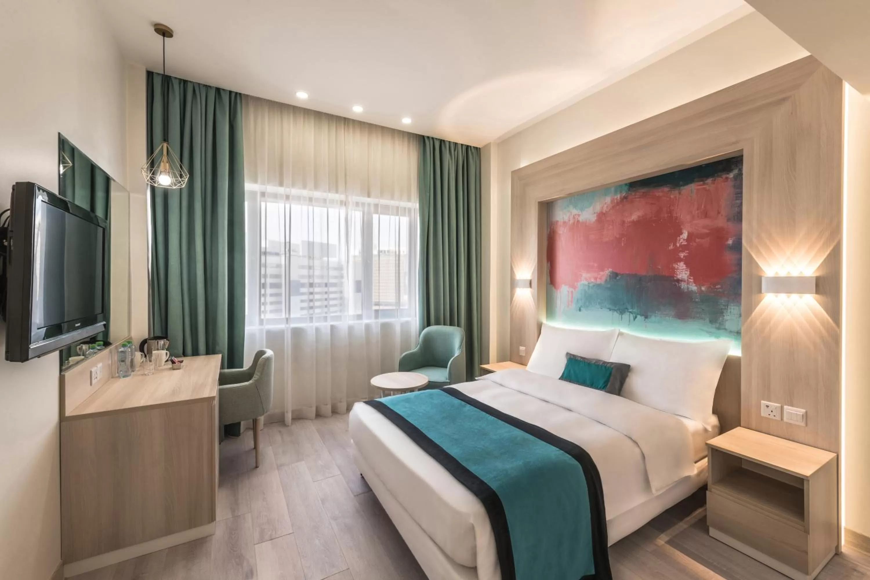 Photo of the whole room, Bed in Oasis Hotel