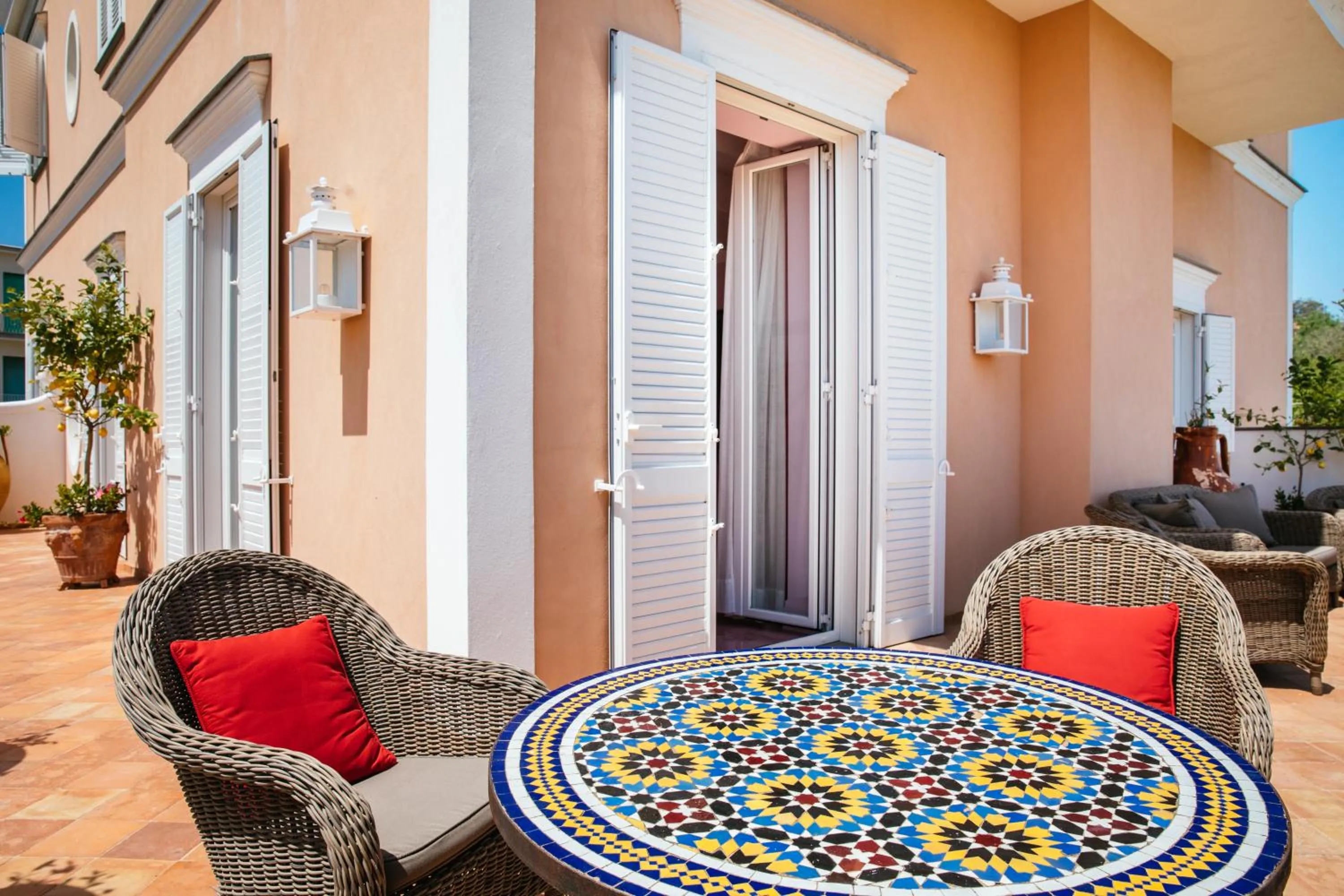 Balcony/Terrace in Boutique Hotel Don Alfonso 1890