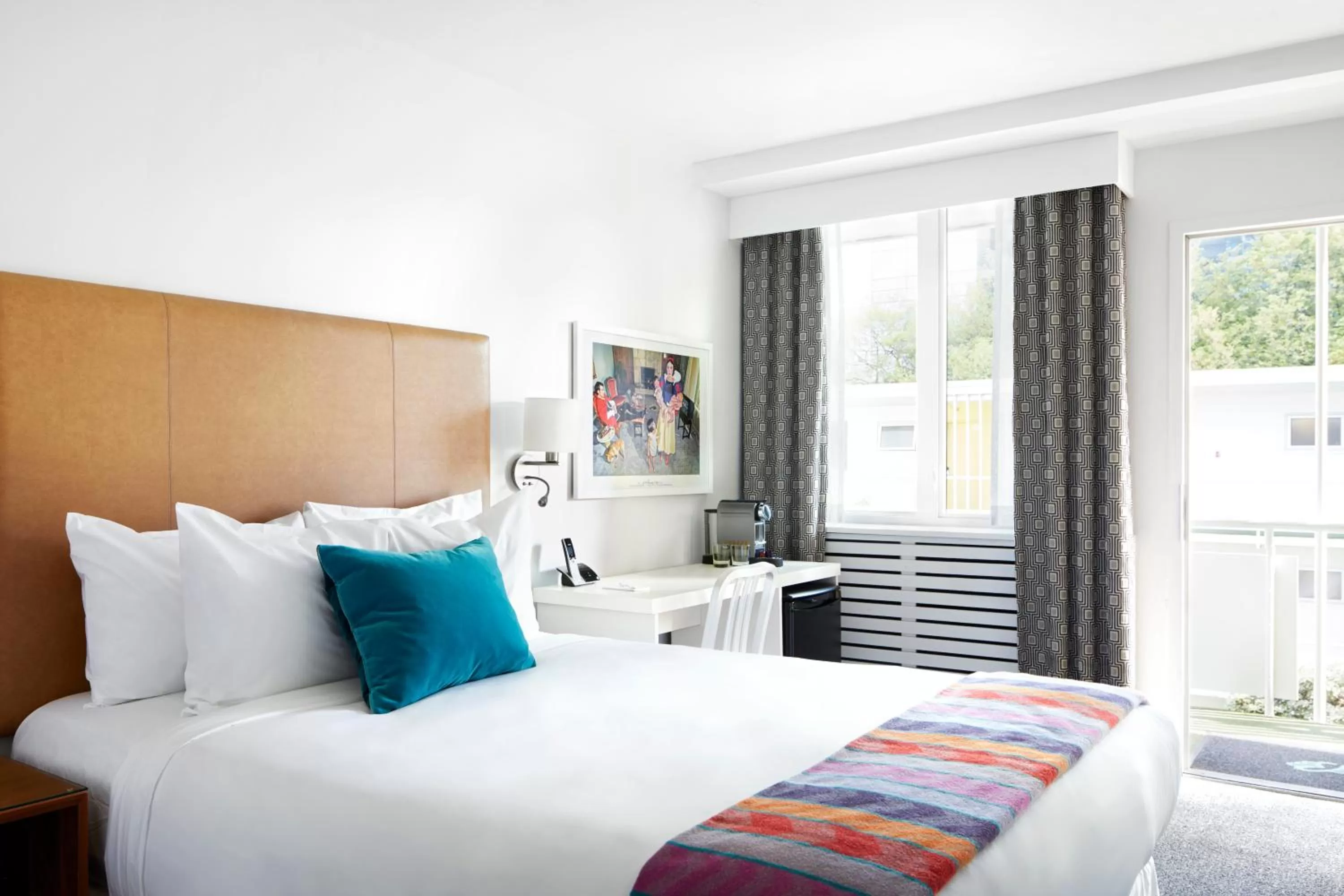 Photo of the whole room, Bed in The Burrard