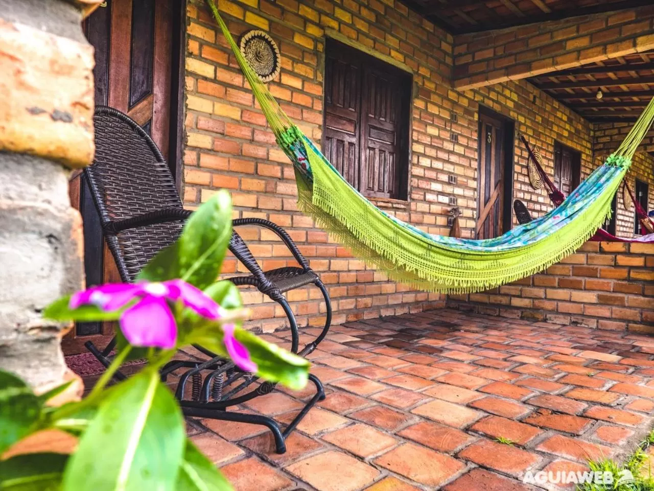 Balcony/Terrace in Pousada Da Bell