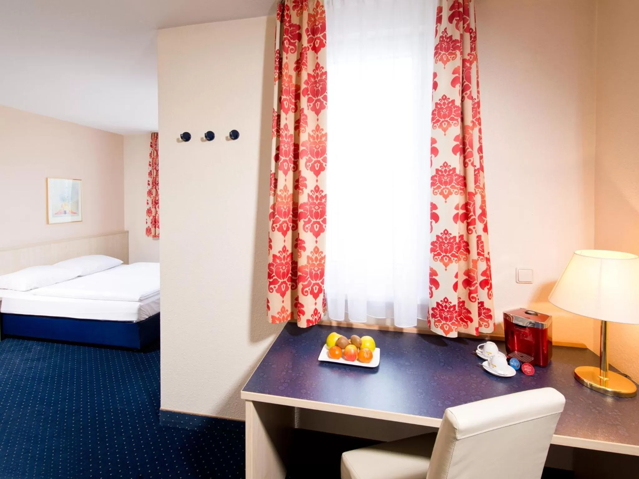 Photo of the whole room, Bed in ACHAT Hotel Leipzig Messe