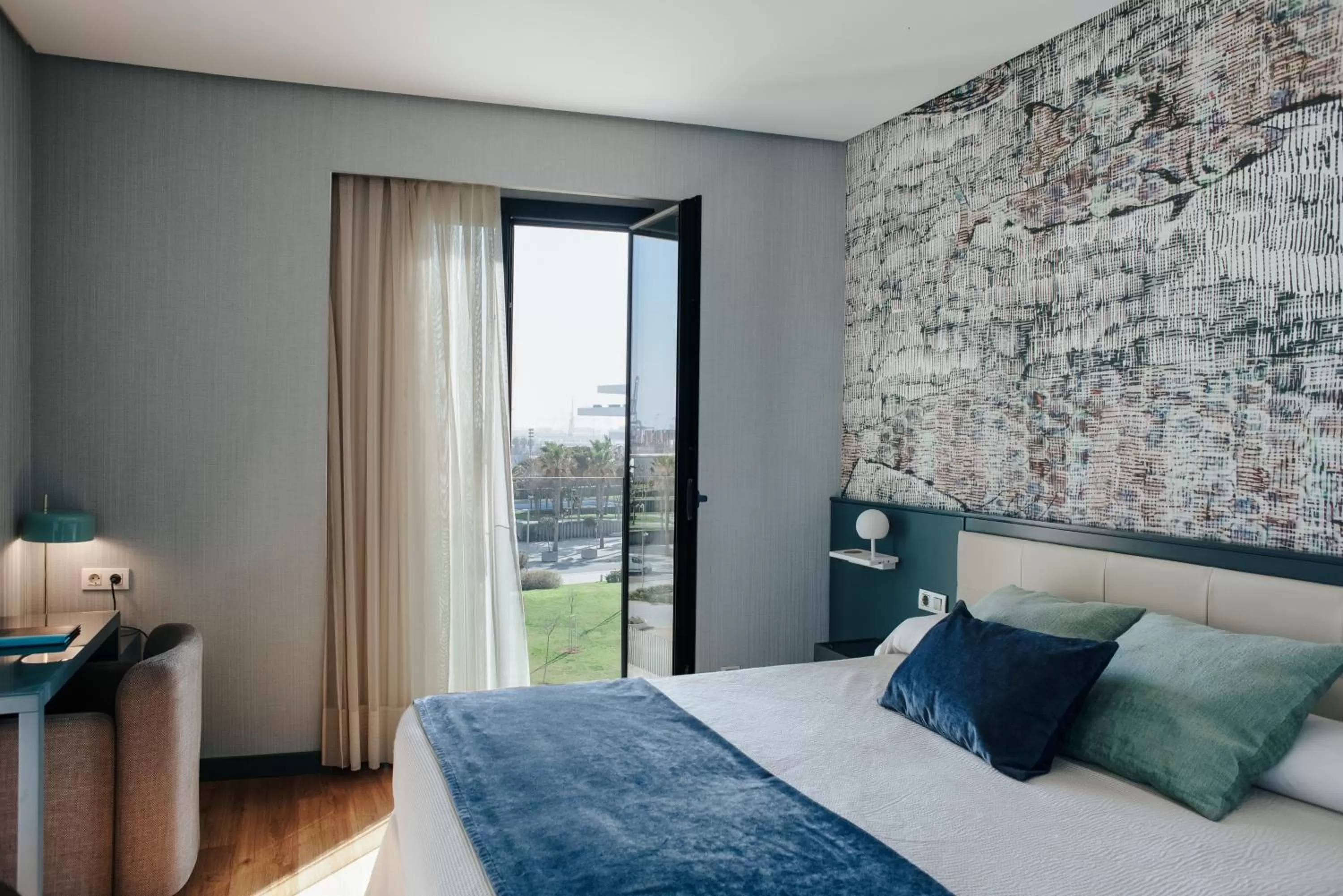 Bed in Hotel Neptuno Playa & Spa