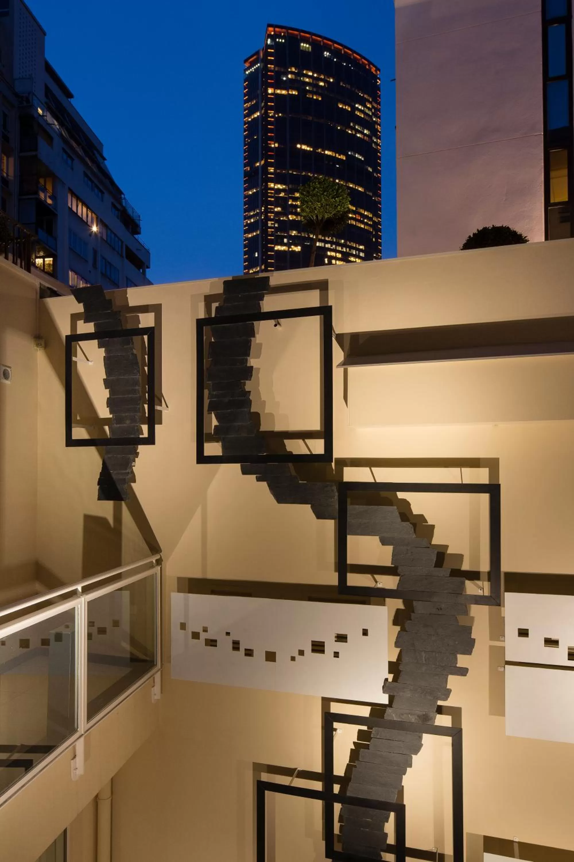 Patio in Hôtel Le M