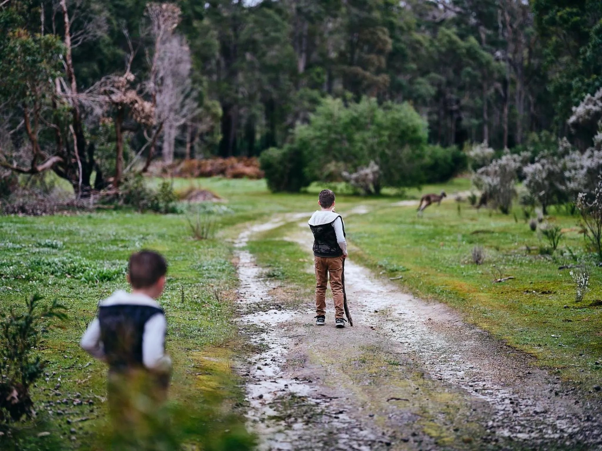 children in Eight Willows Retreat