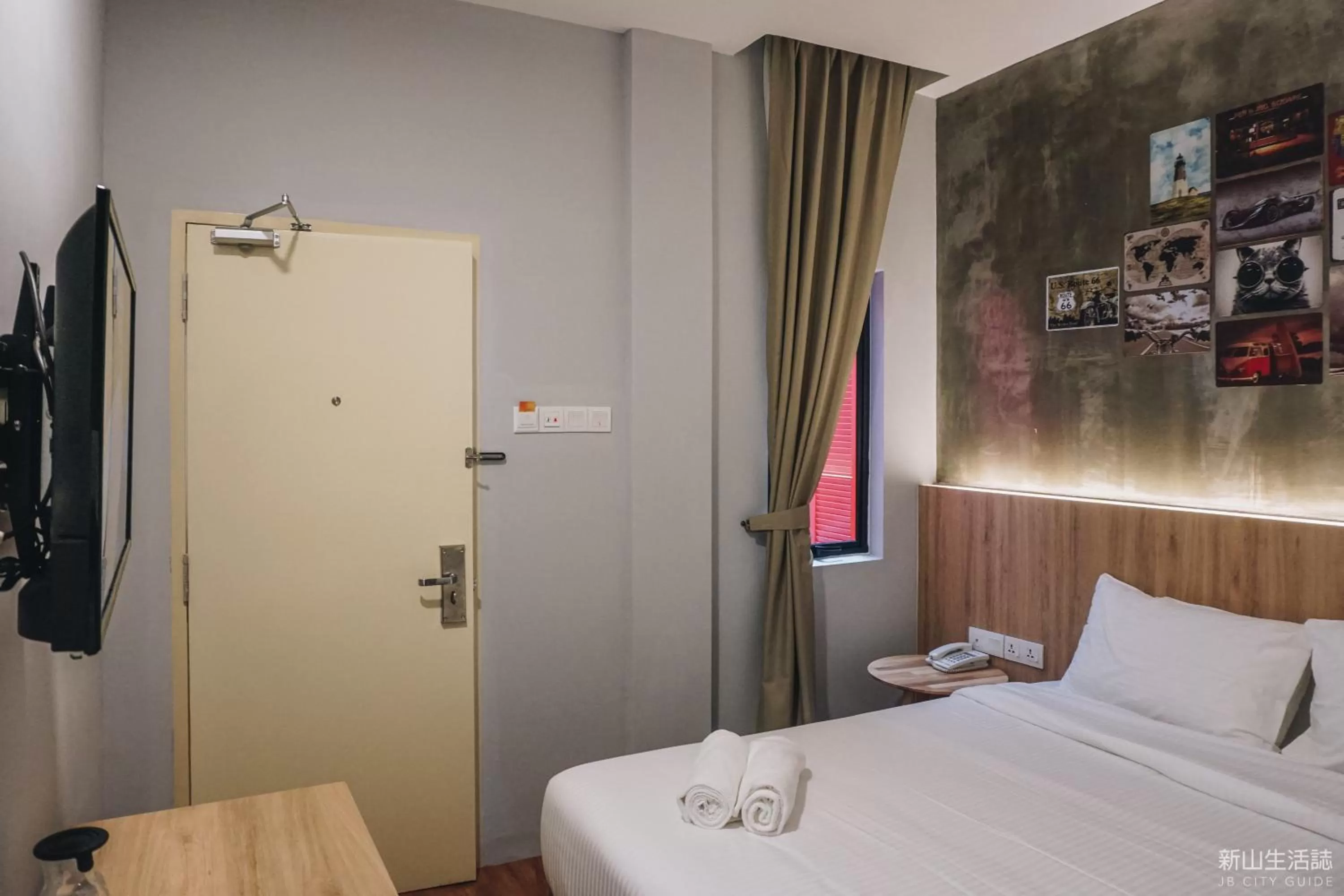 Bed in HOTEL CIQ, JALAN TRUS