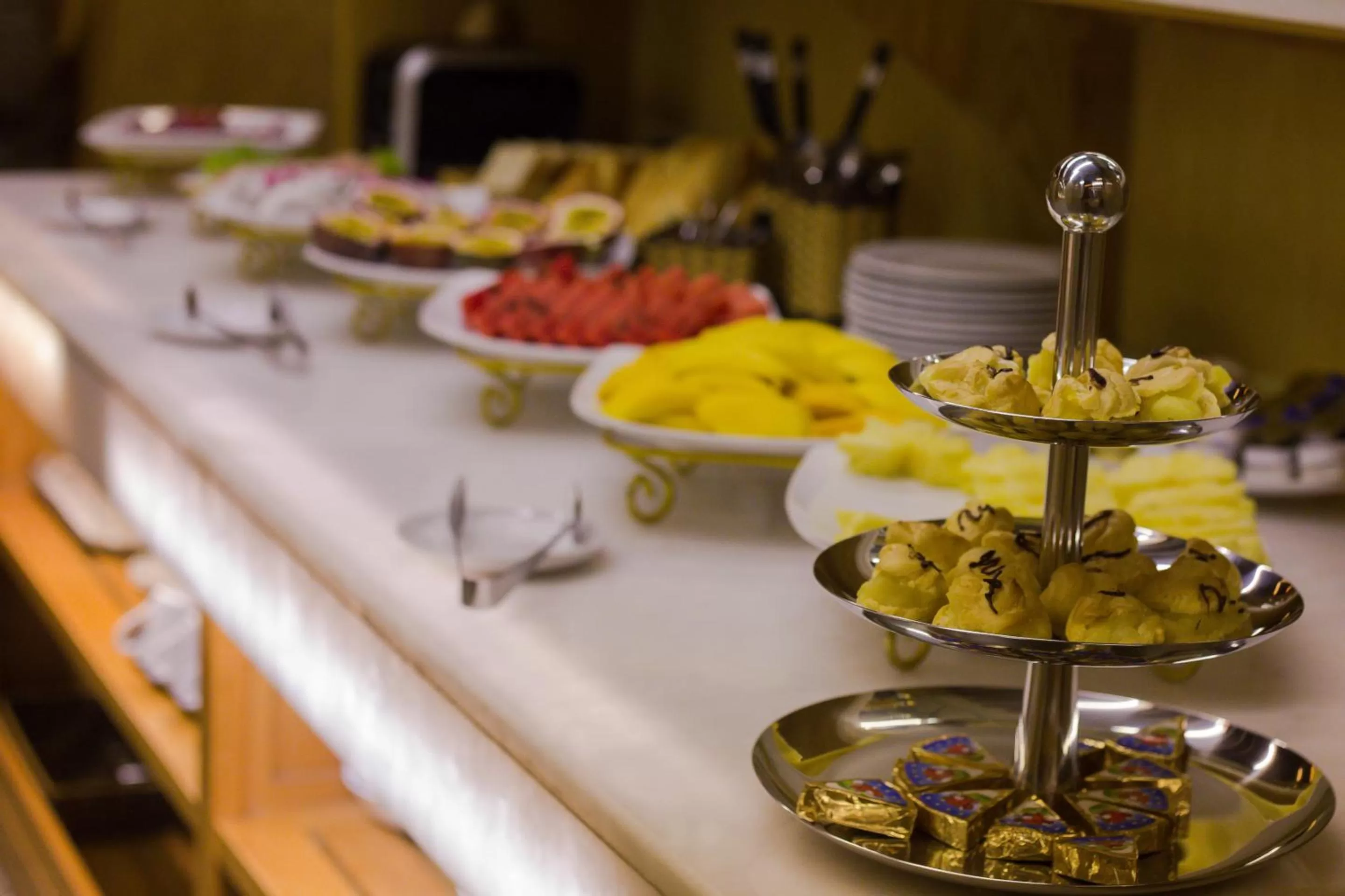 Buffet breakfast in Golden Art Hotel