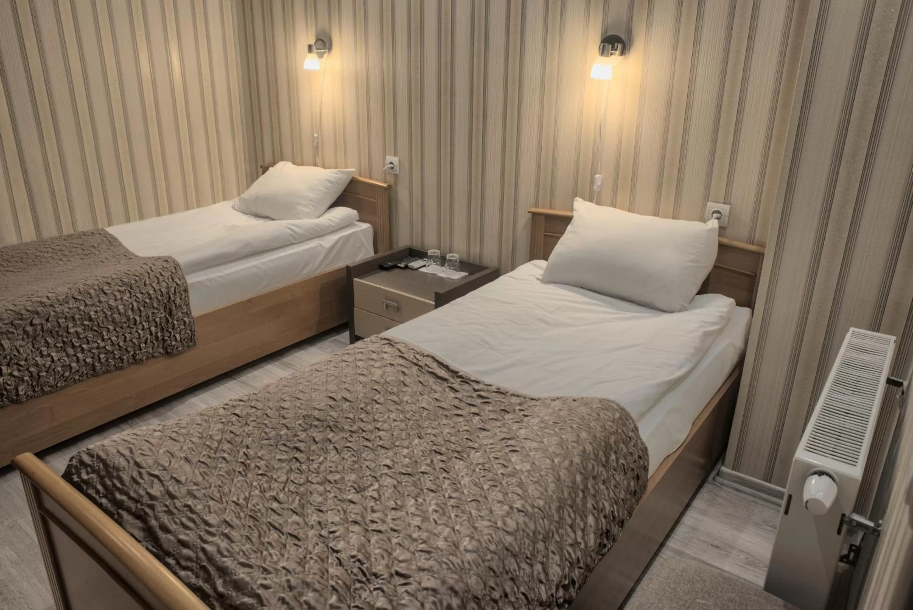 Bed in The apartments