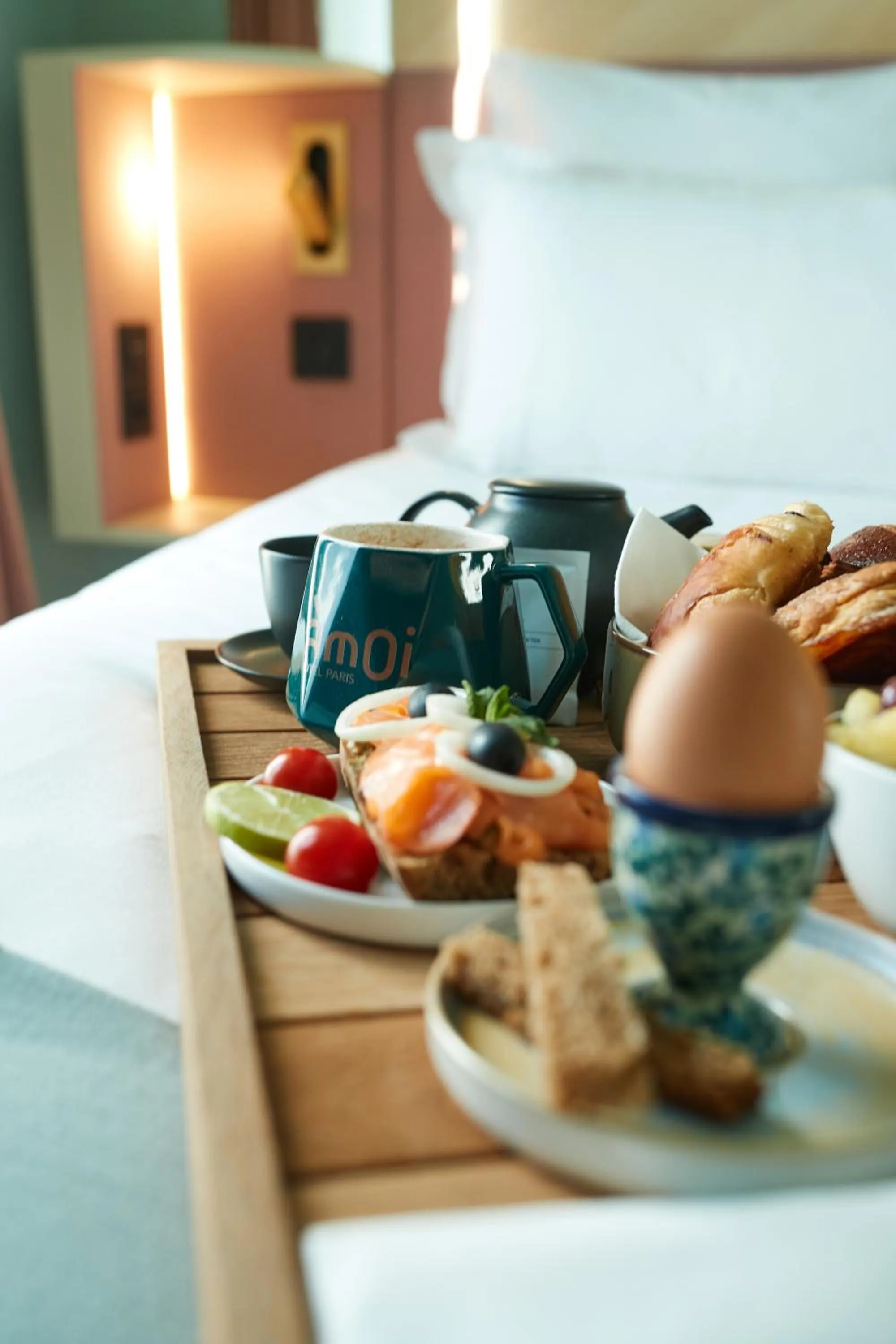 Continental breakfast in Hôtel Amoi Paris