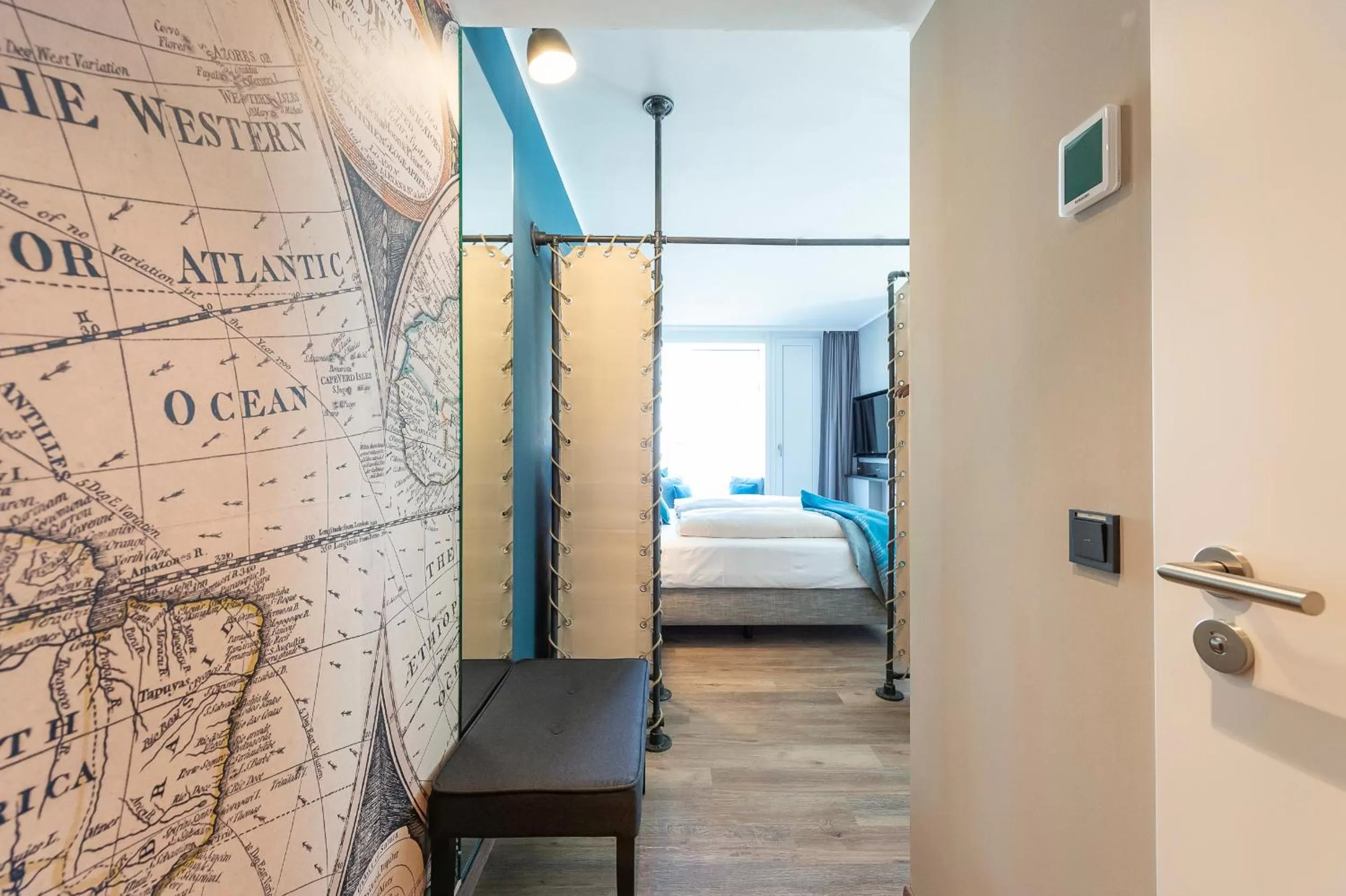 Bed in HARBR Hotel Konstanz, a member of Radisson Individuals