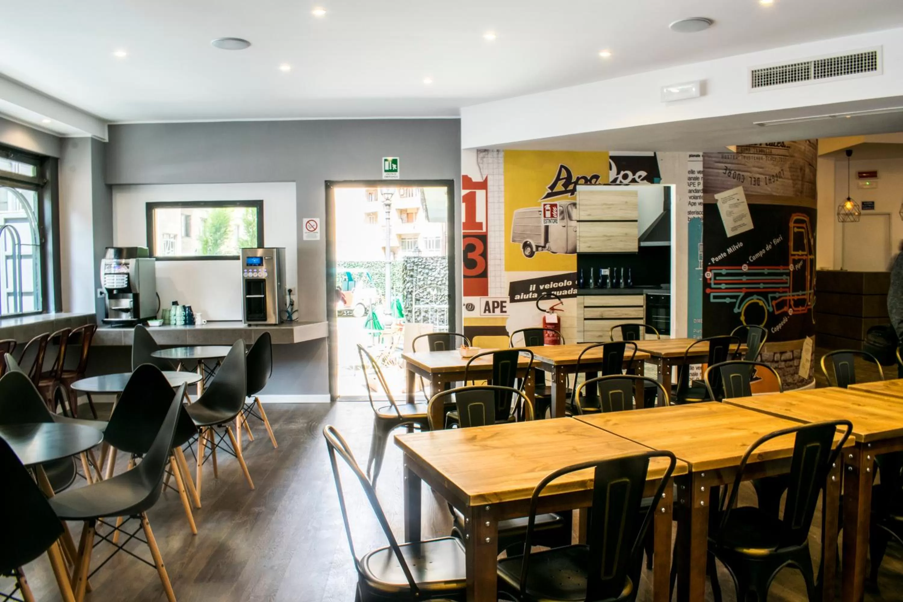 Lobby or reception in Hostel Trastevere