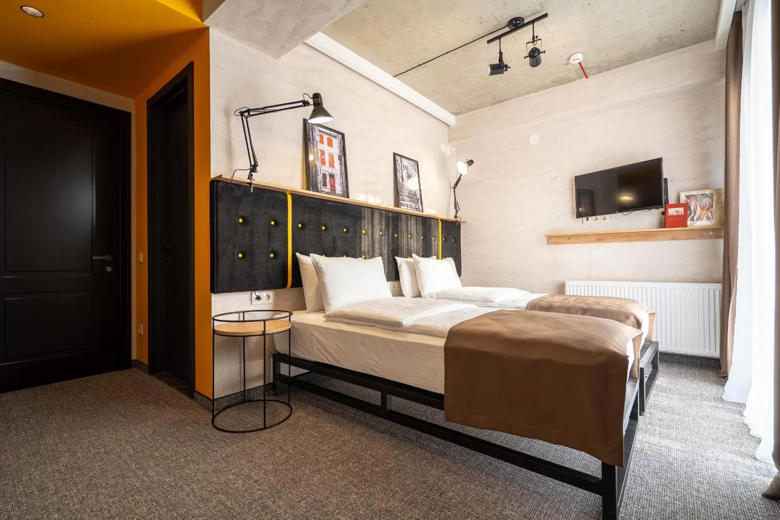 Photo of the whole room, Bed in Tbilisi Story Hotel