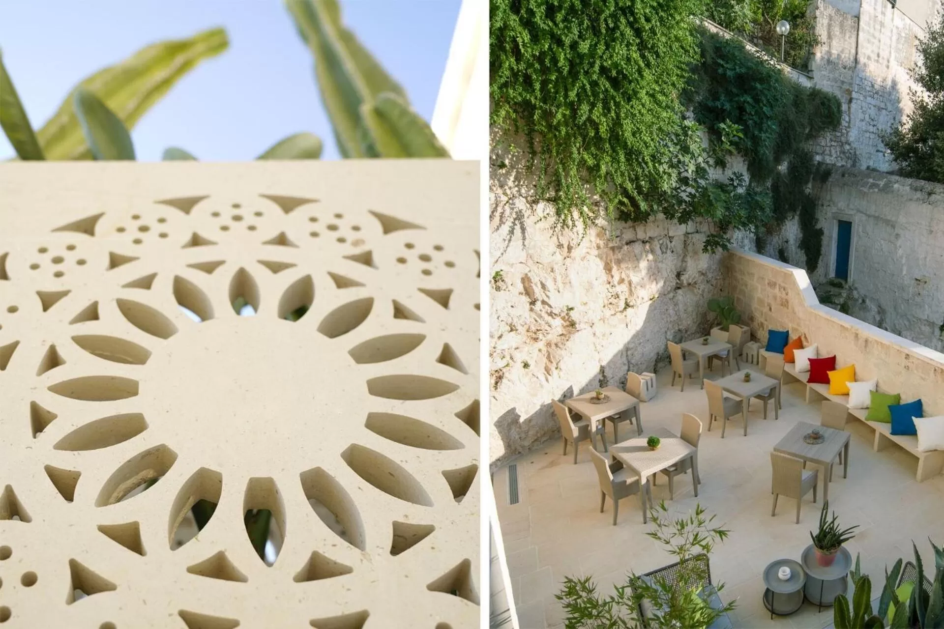 Balcony/Terrace in Vico Bianco Raro Villas Smart Rooms Collection