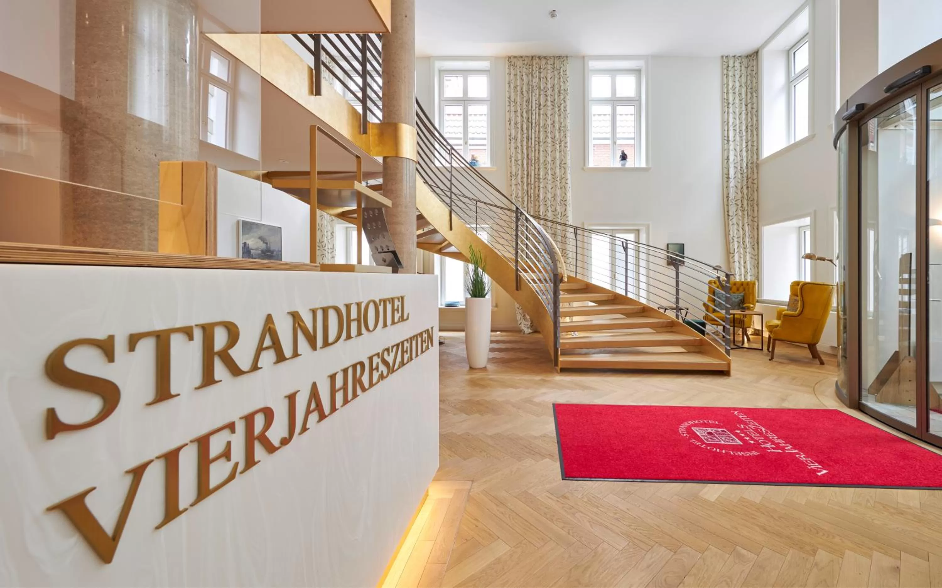 Lobby or reception in Strandhotel VierJahresZeiten