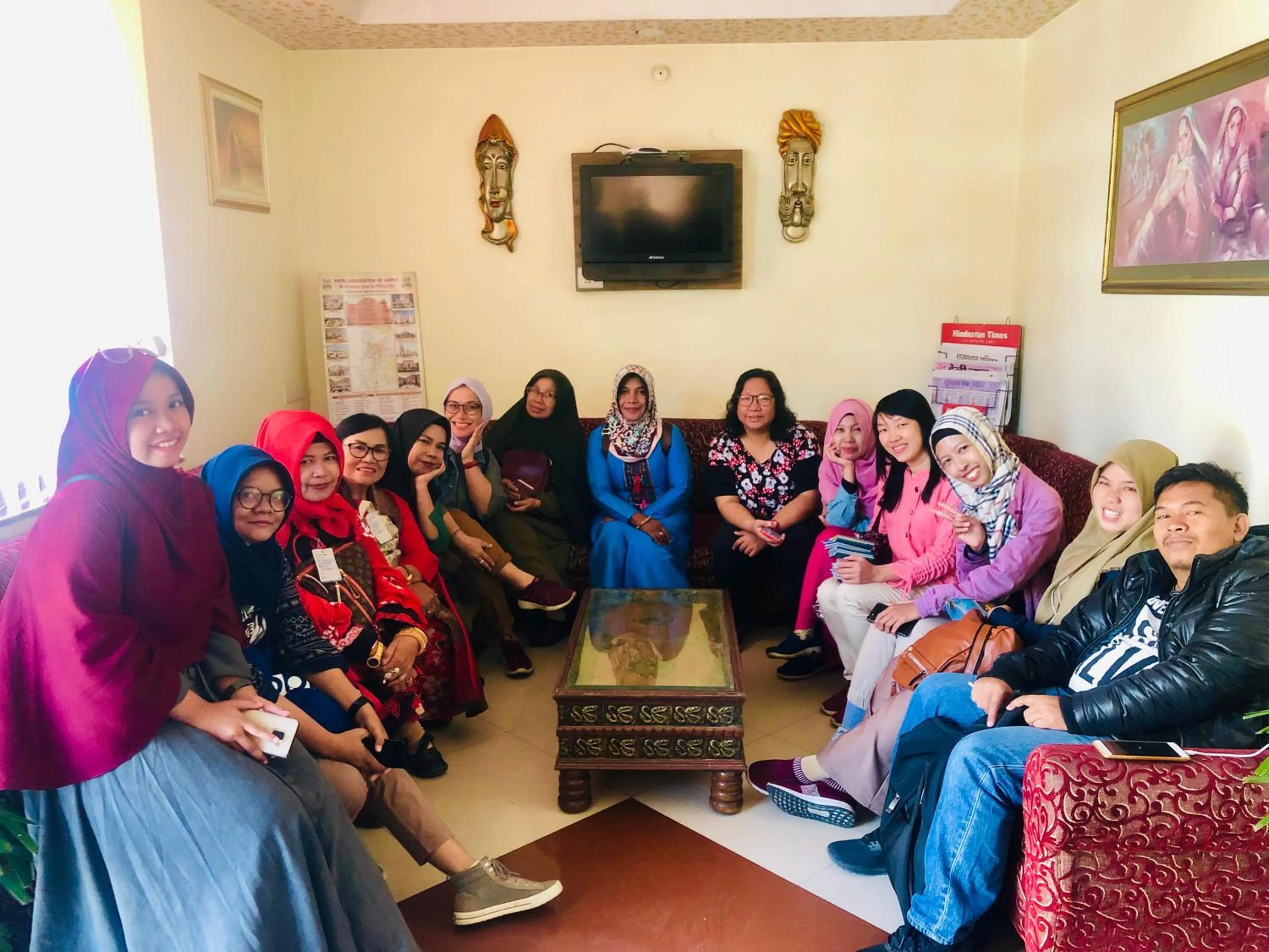 People in Tuk Tuk Backpackers- Near Jaipur Train Station
