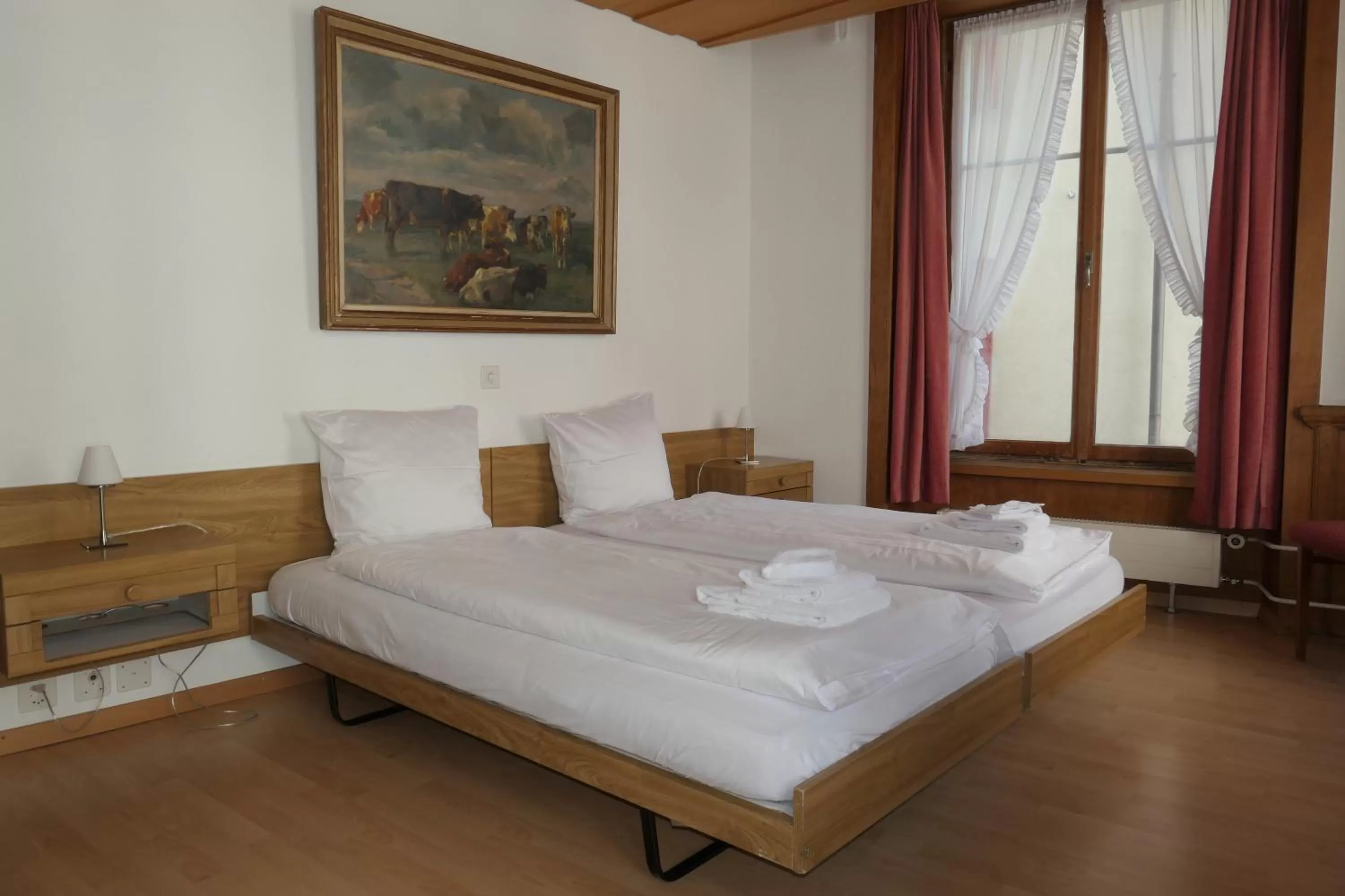 Bedroom, Bed in Hotel Franziskaner