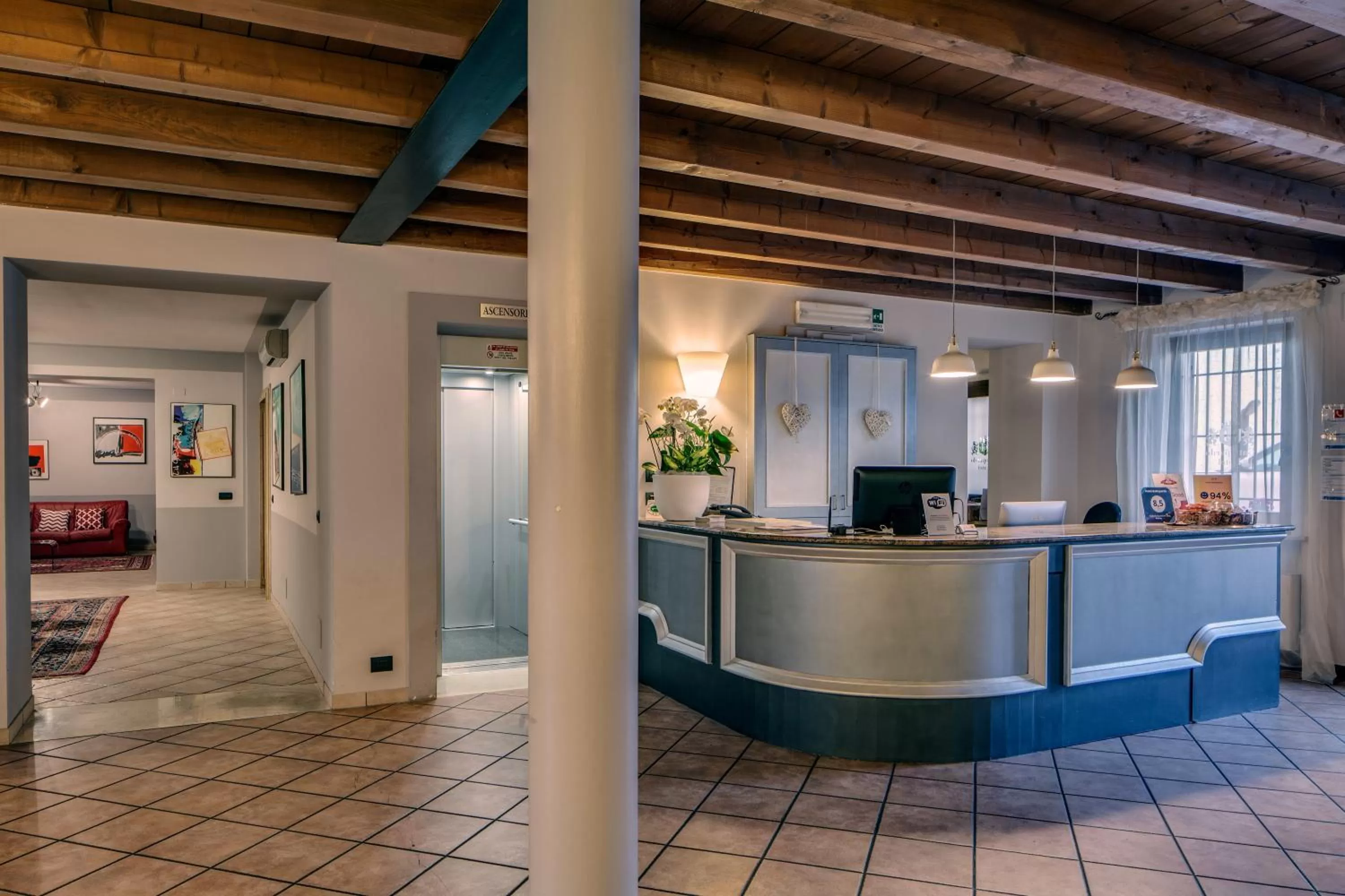 Lobby or reception in Hotel Gattopardo