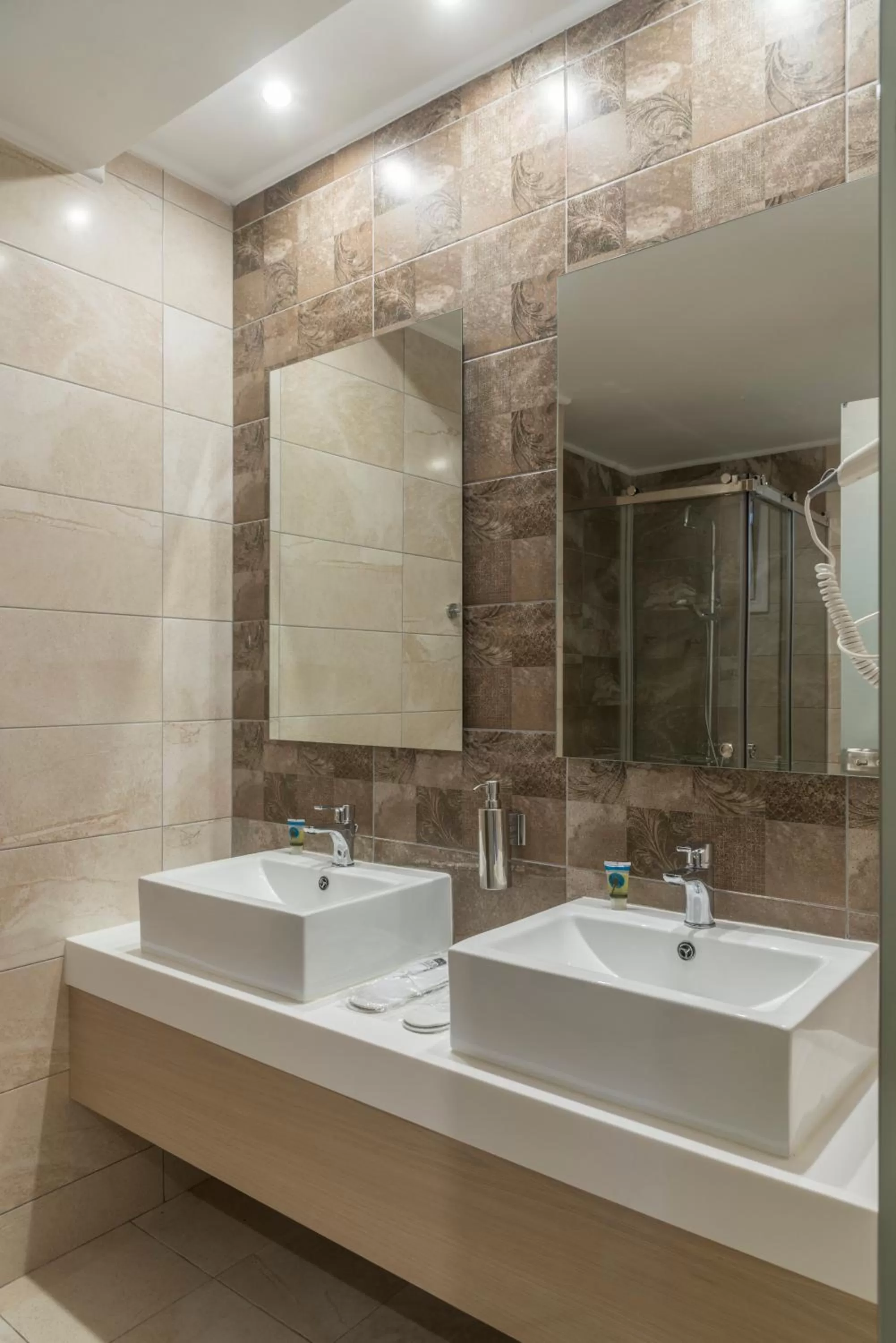 Shower in Agrelli Hotel & Suites