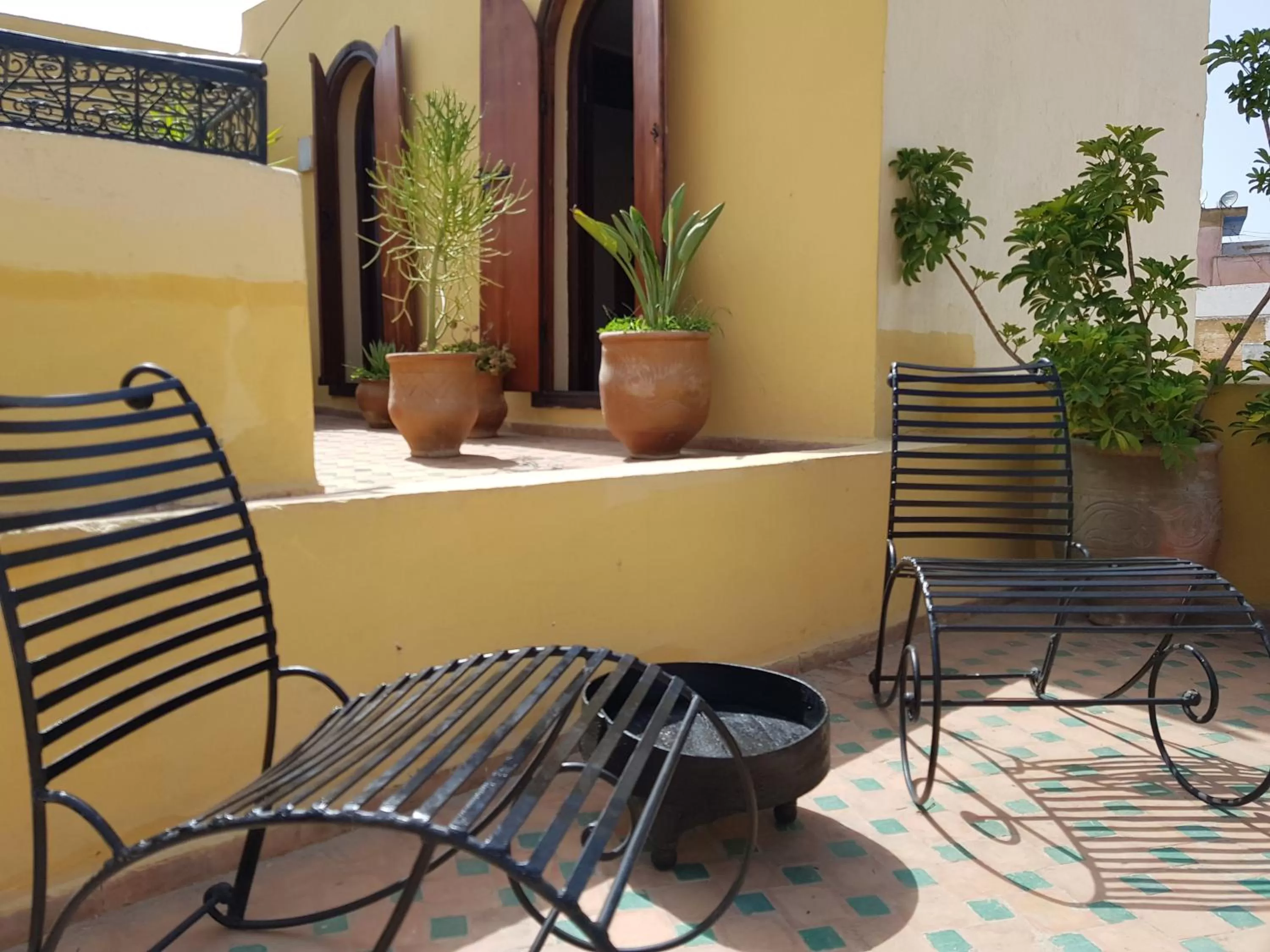 Balcony/Terrace in Riad Inspira