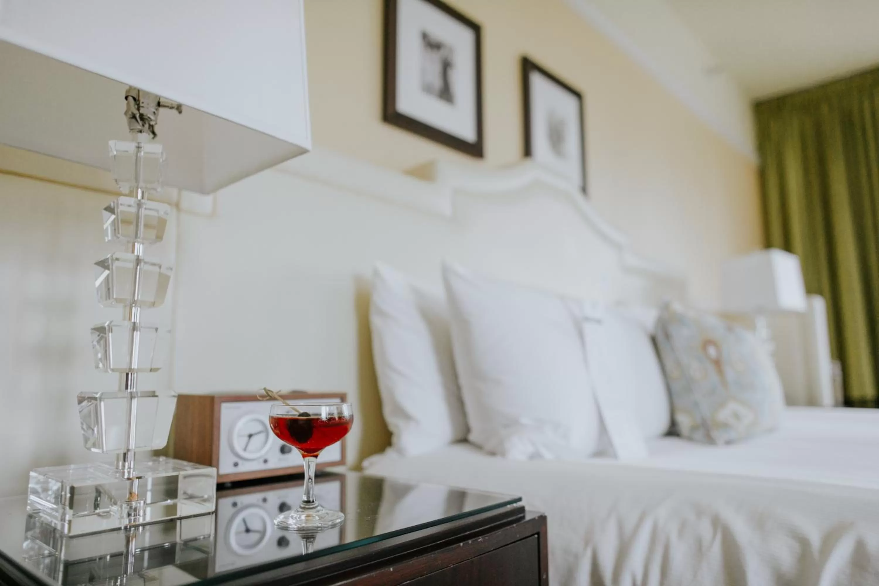 Decorative detail, Bed in Hotel DeLuxe