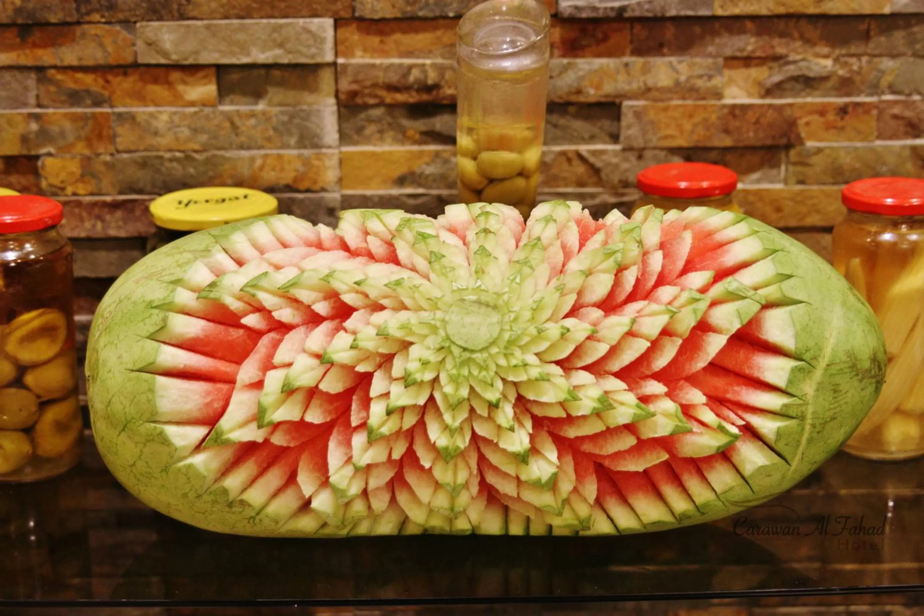 Food and drinks in Carawan Al Fahad Hotel