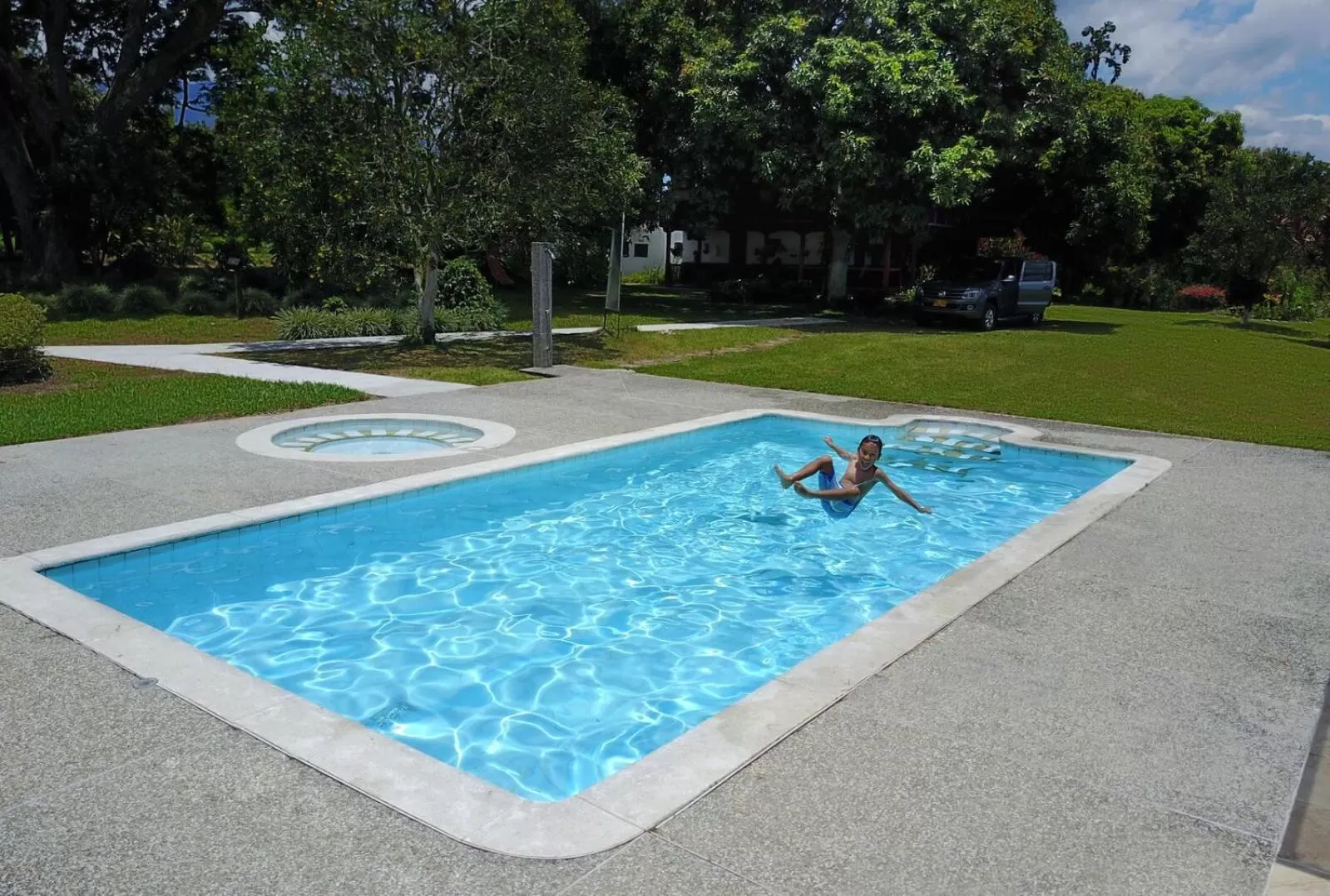 Swimming Pool in Finca Cafetera El Balso