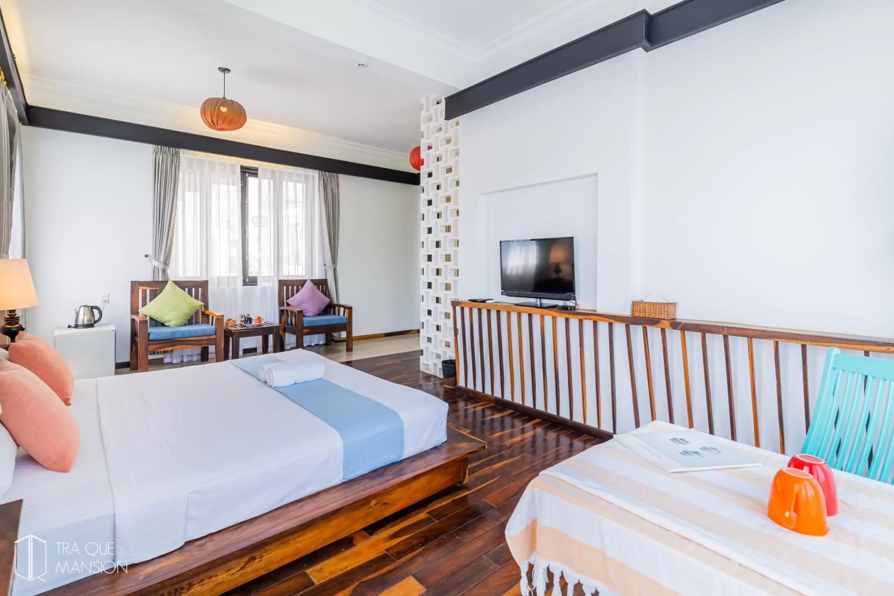 King Room with Garden View in Tra Que Mansion King Room with Garden View in Tra Que Mansion