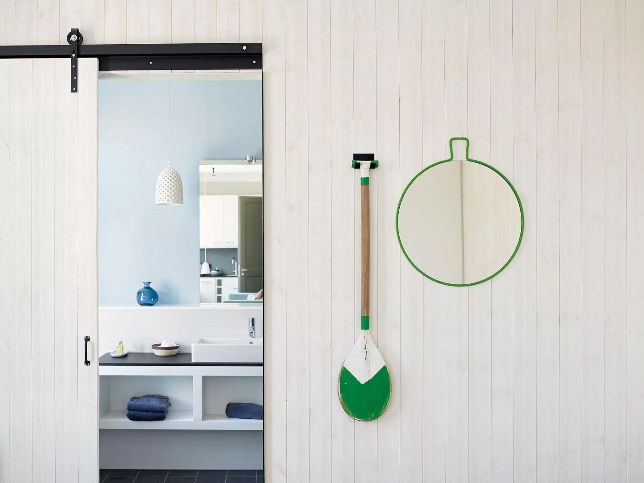 Bathroom, Kitchen/Kitchenette in Inselloft Norderney