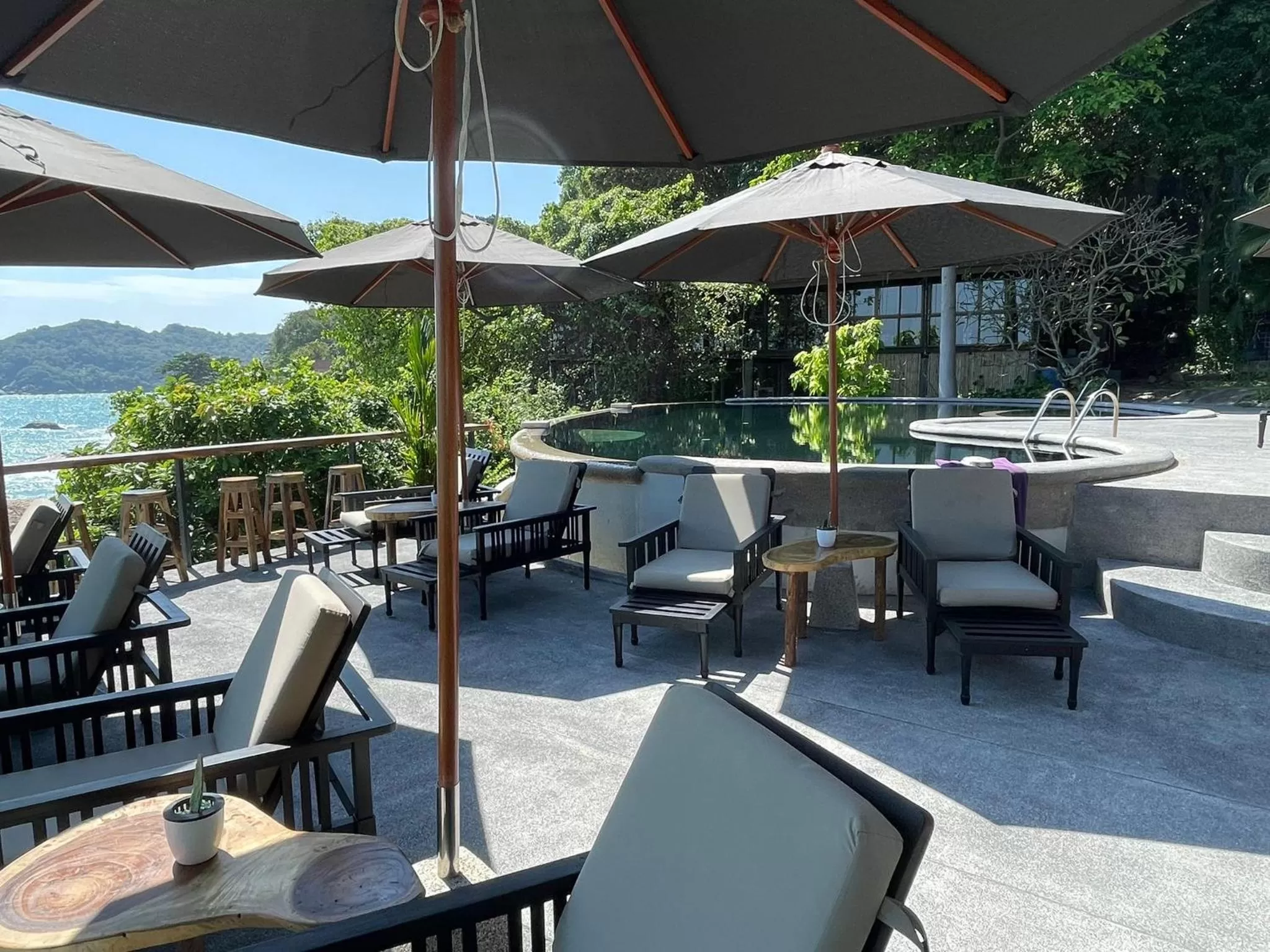 Swimming pool in Vikasa Yoga Retreat