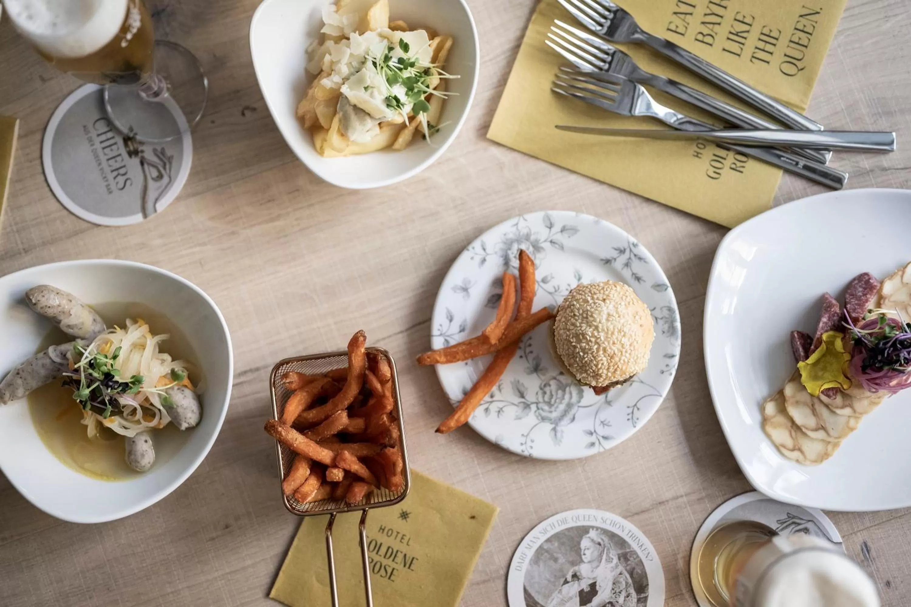 Food and drinks in HOTEL & SPA Goldene Rose